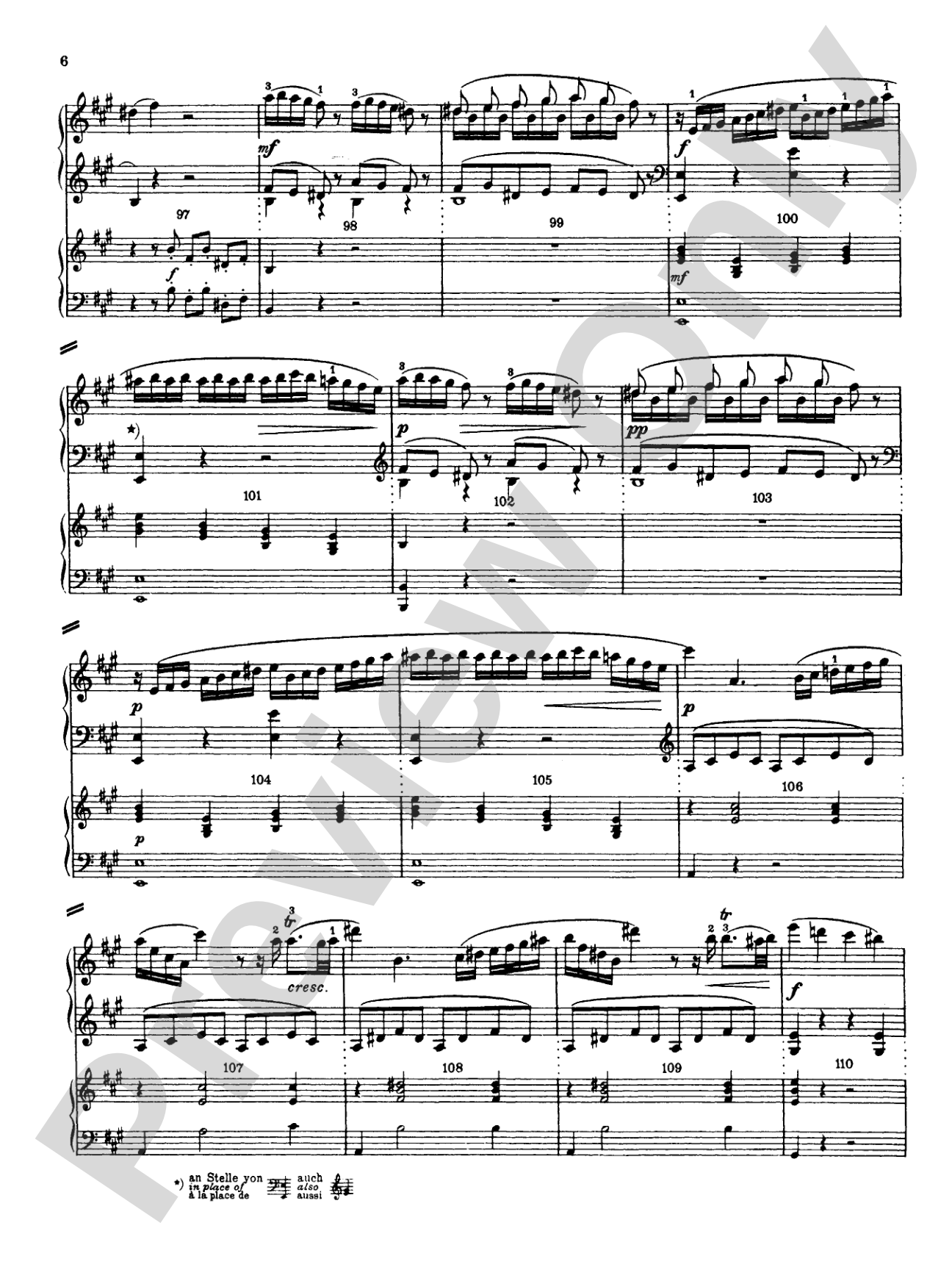 Mozart: Piano Concerto No. 12 in A Major, K. 414: Piano Duo (2 Pianos, 4 Hands) Book (2 copies required)