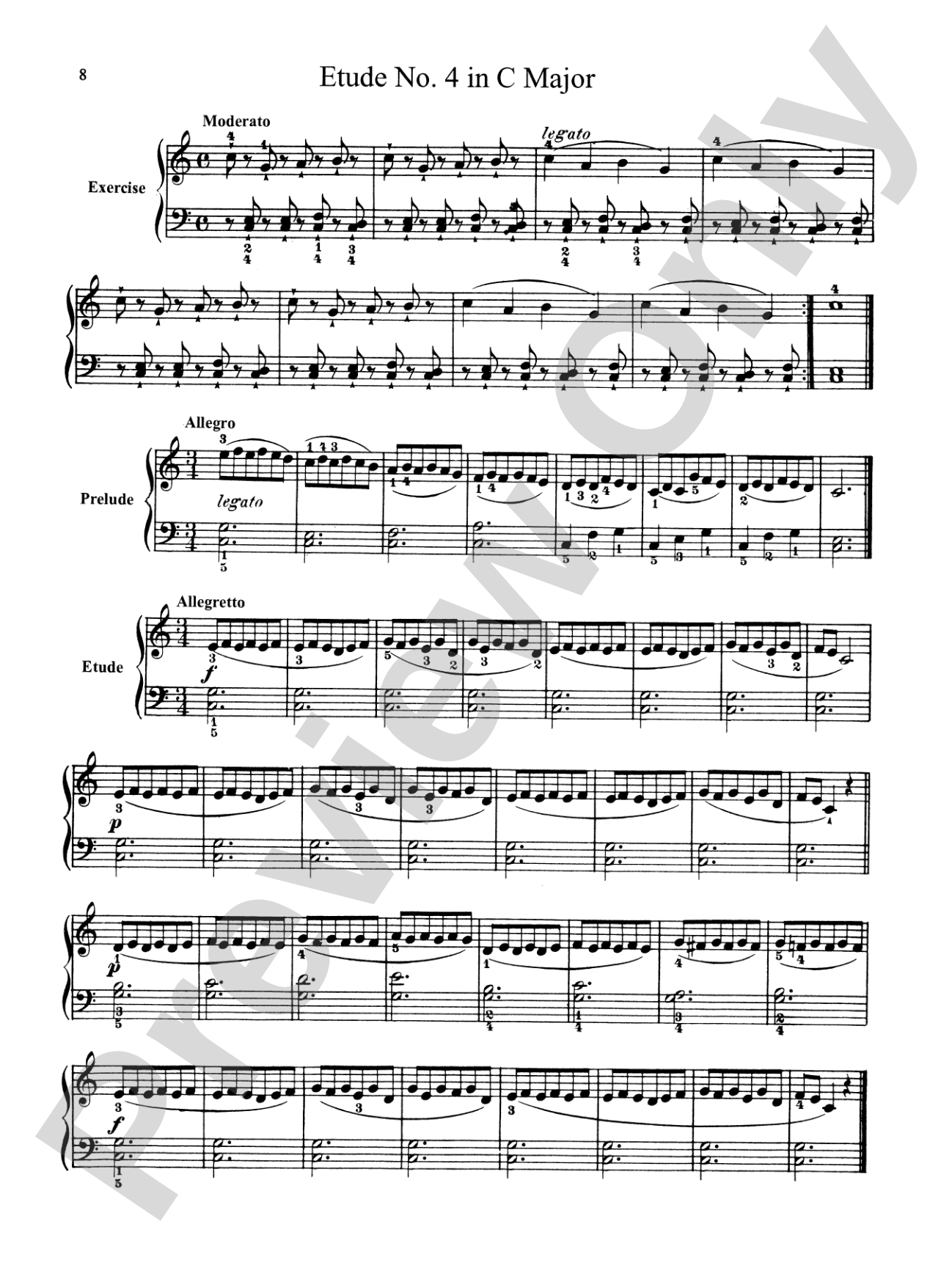 Bertini: Forty-nine Etudes, Op. 101 & 166