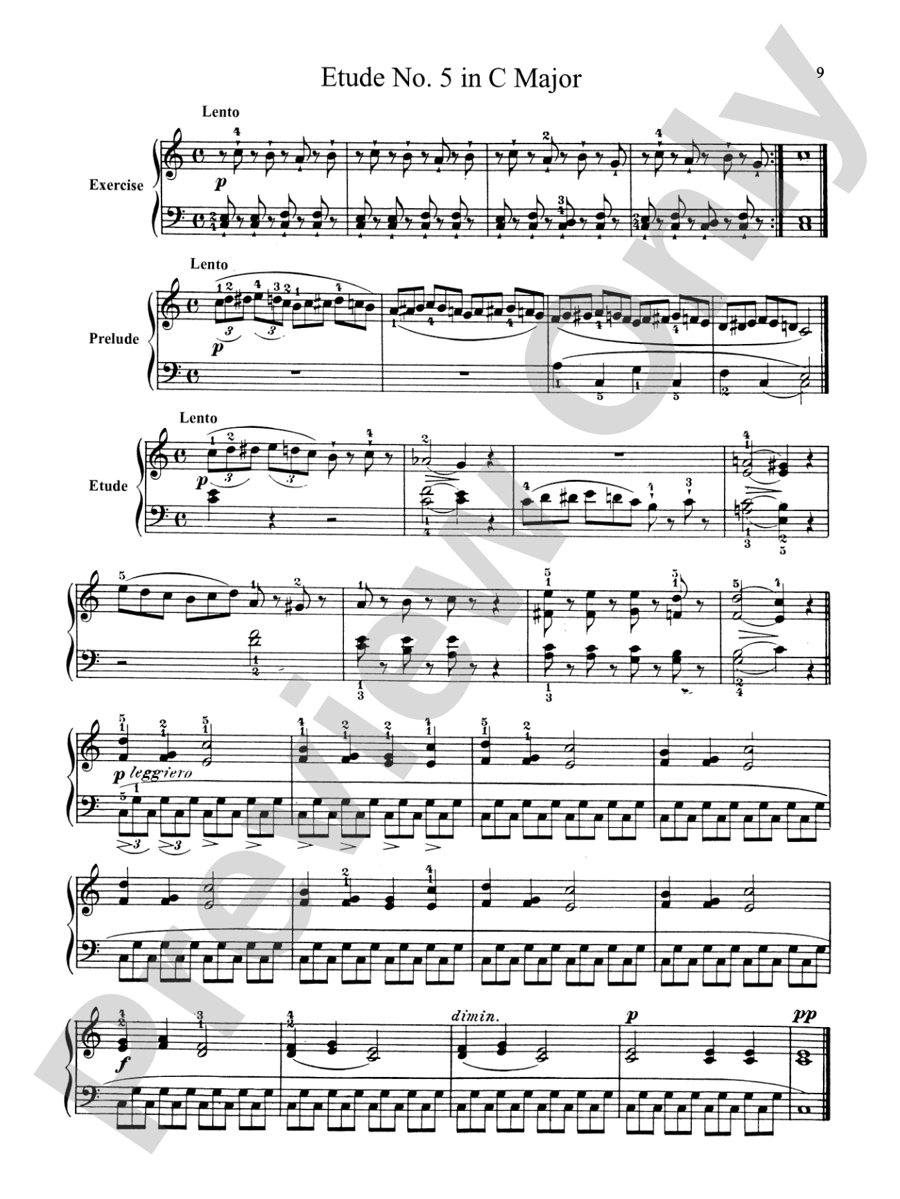 Bertini: Forty-nine Etudes, Op. 101 & 166