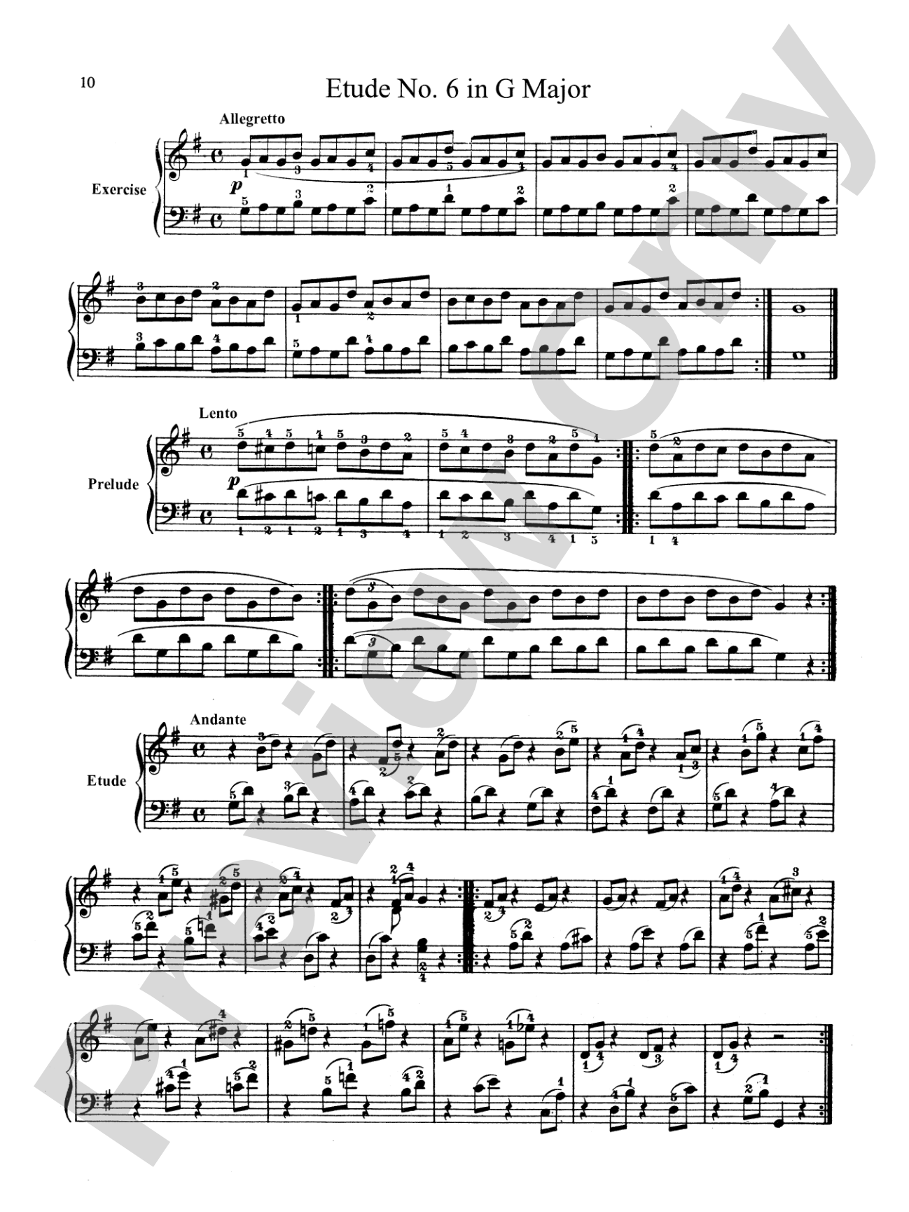 Bertini: Forty-nine Etudes, Op. 101 & 166