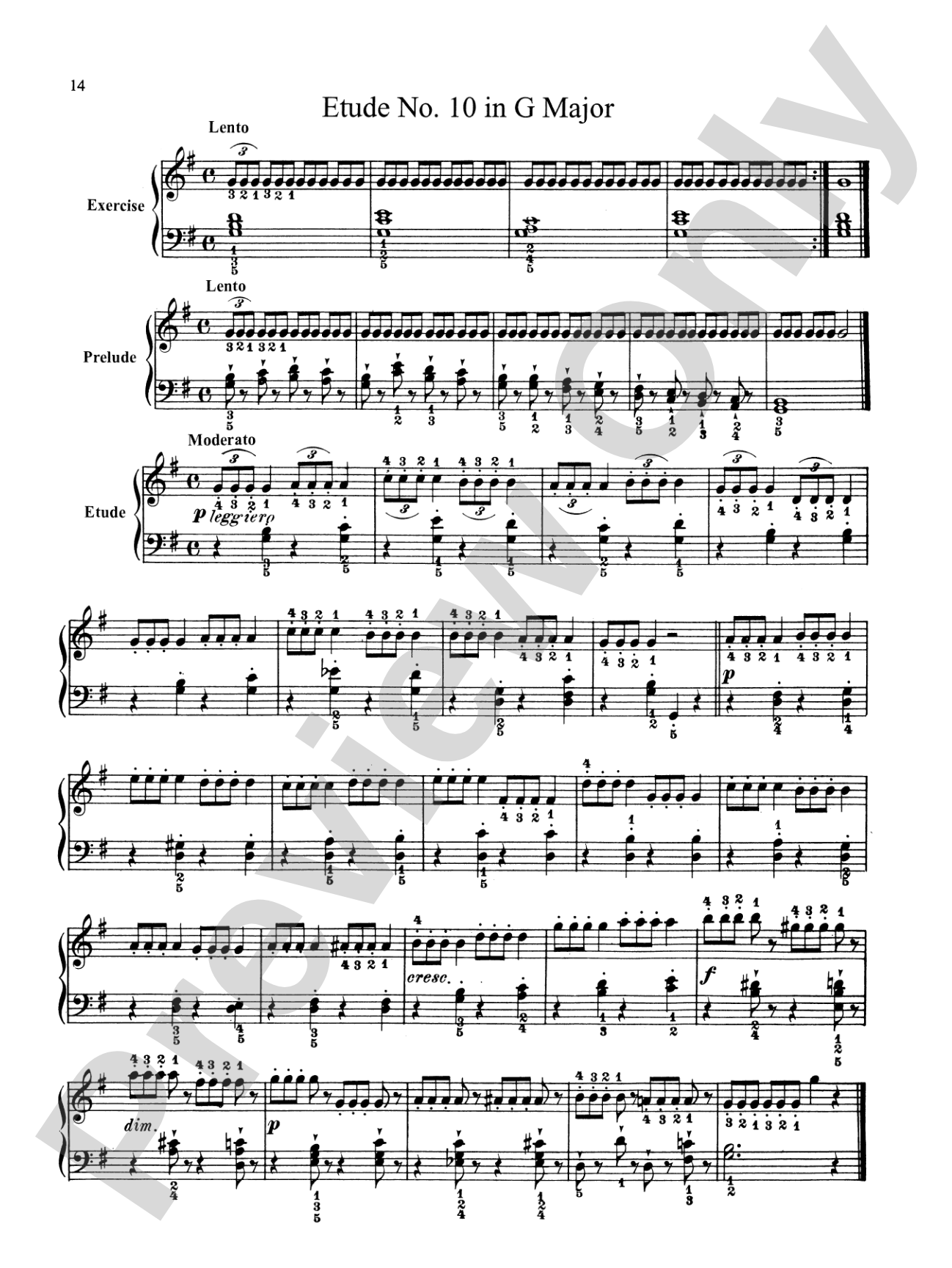 Bertini: Forty-nine Etudes, Op. 101 & 166