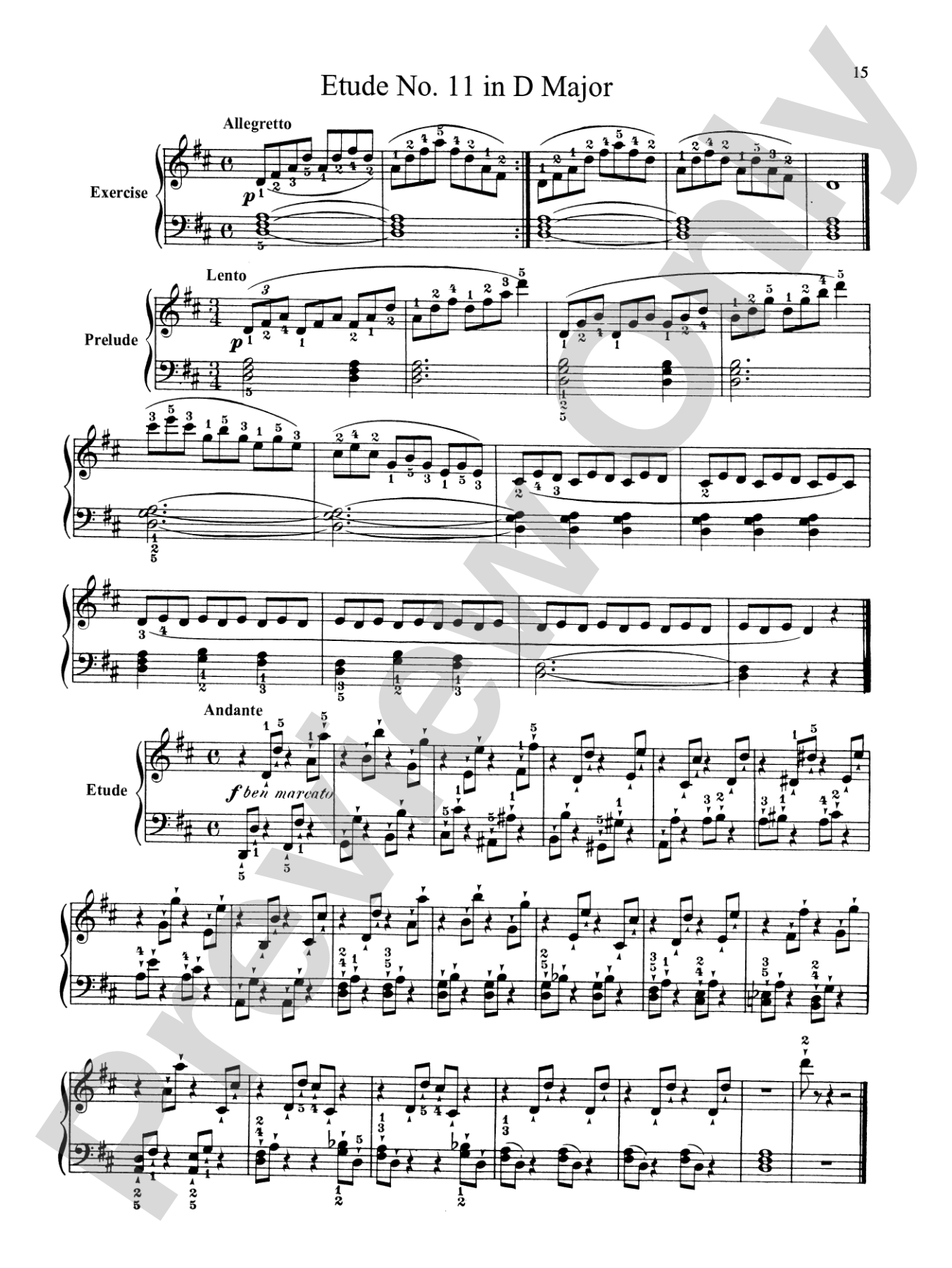 Bertini: Forty-nine Etudes, Op. 101 & 166