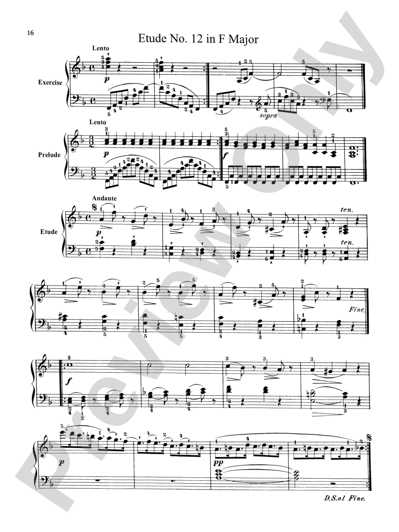Bertini: Forty-nine Etudes, Op. 101 & 166