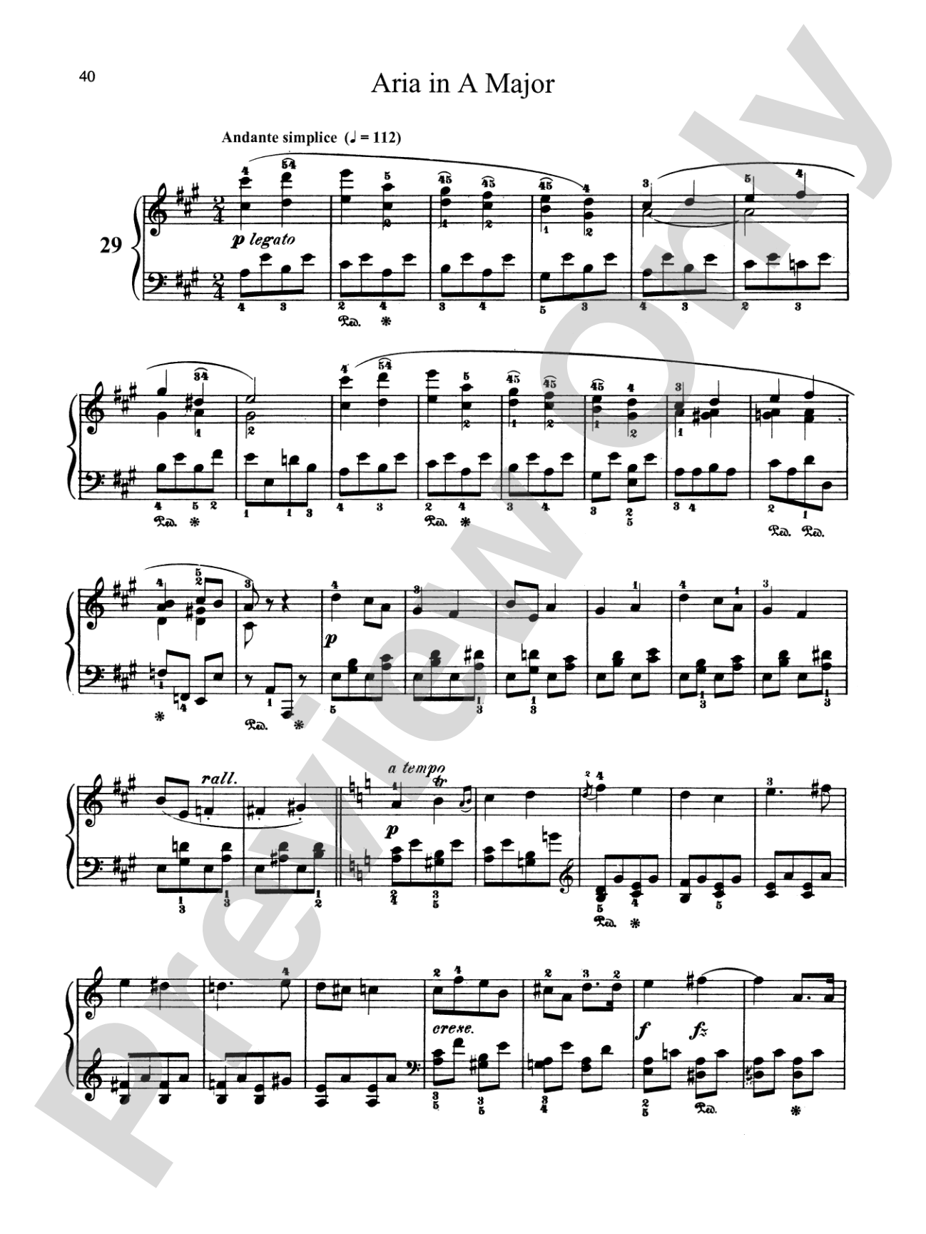 Bertini: Forty-nine Etudes, Op. 101 & 166