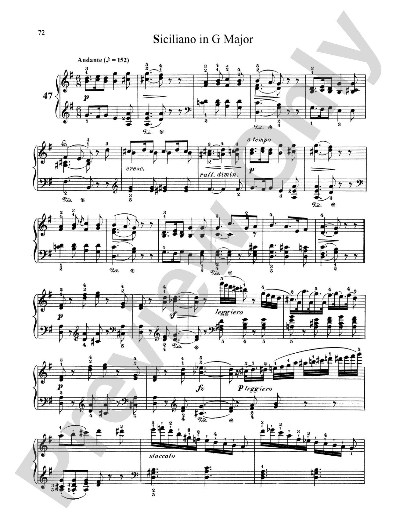 Bertini: Forty-nine Etudes, Op. 101 & 166