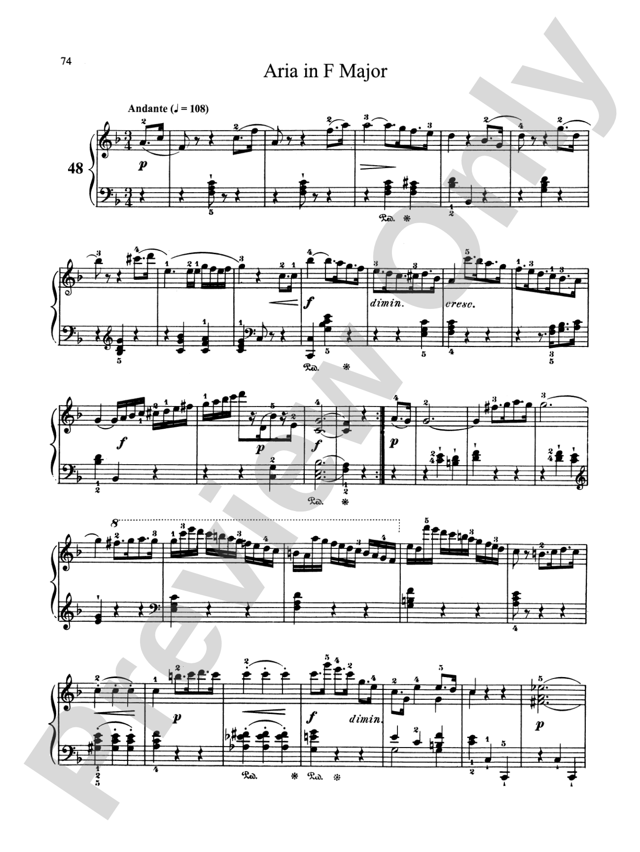 Bertini: Forty-nine Etudes, Op. 101 & 166