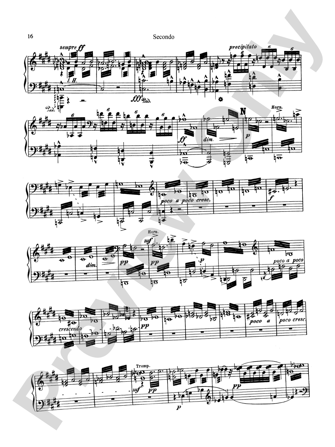 Bruckner: Symphony No. 7 in E Major (ISBN: 076926431X): Piano Duet (1 Piano, 4 Hands) Book