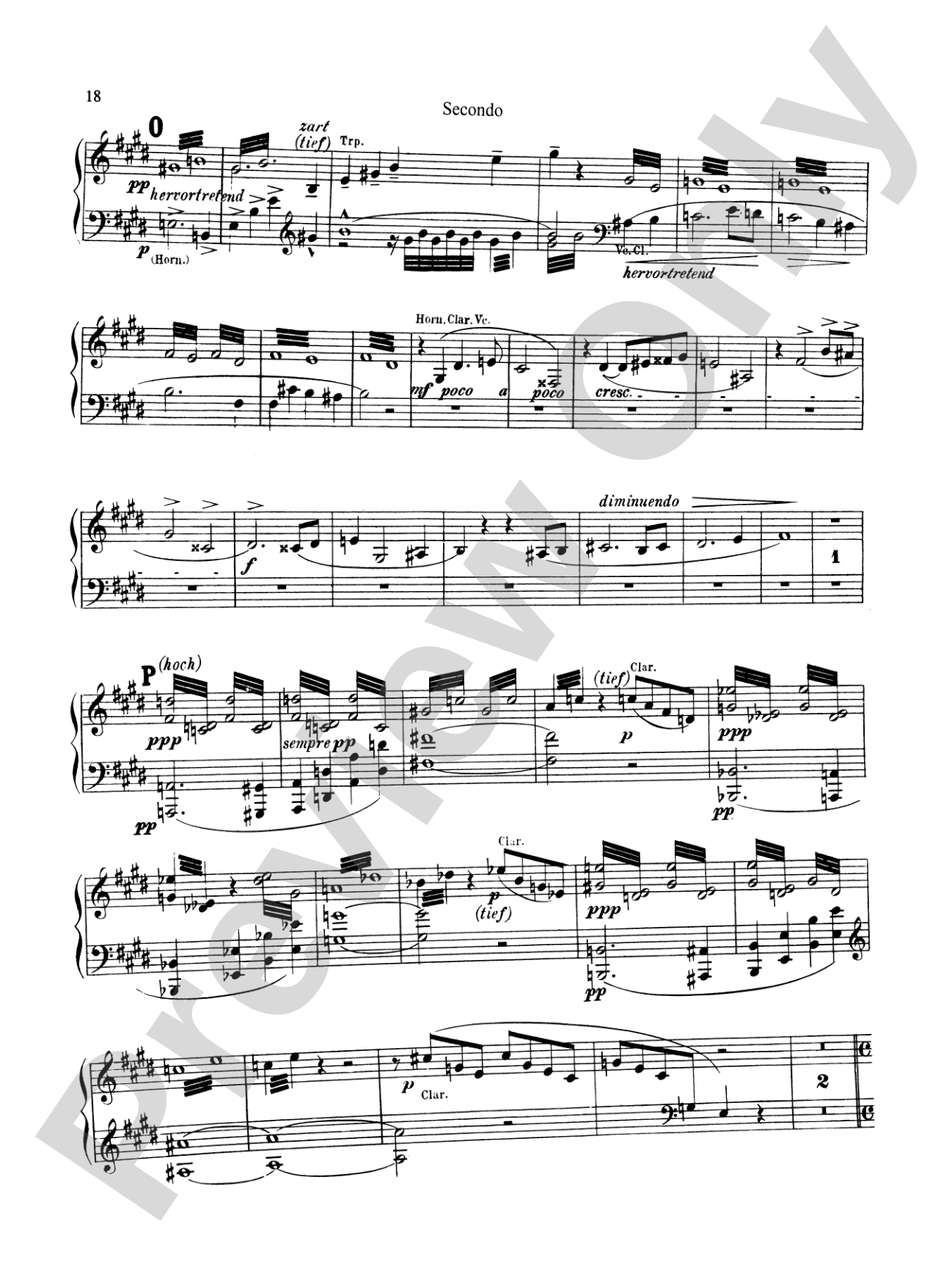 Bruckner: Symphony No. 7 in E Major (ISBN: 076926431X): Piano Duet (1 Piano, 4 Hands) Book