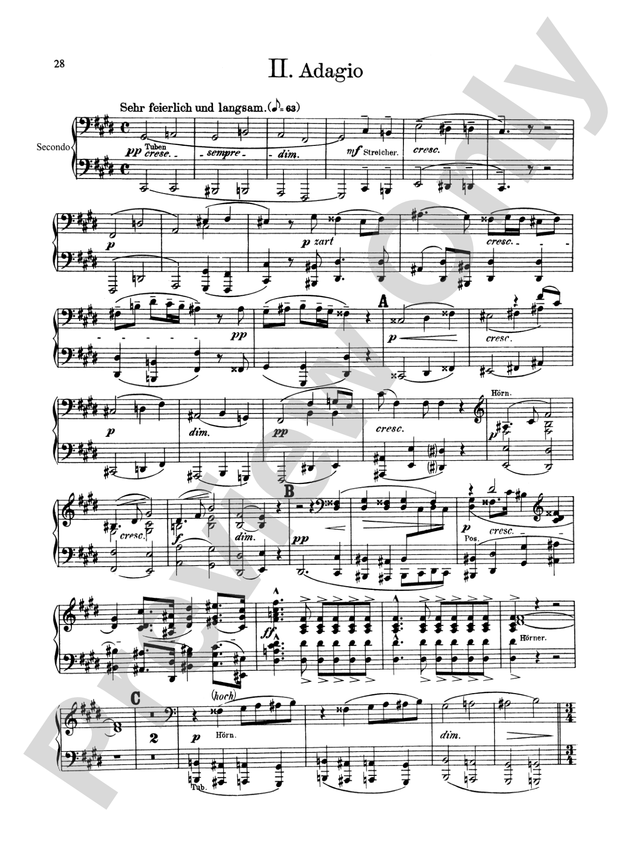 Bruckner: Symphony No. 7 in E Major (ISBN: 076926431X)