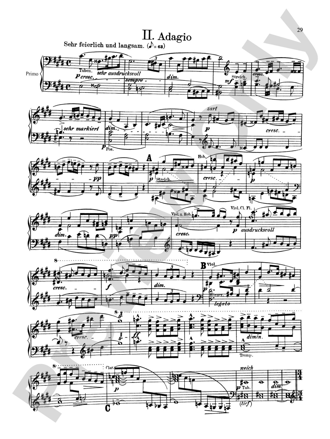 Bruckner: Symphony No. 7 in E Major (ISBN: 076926431X)