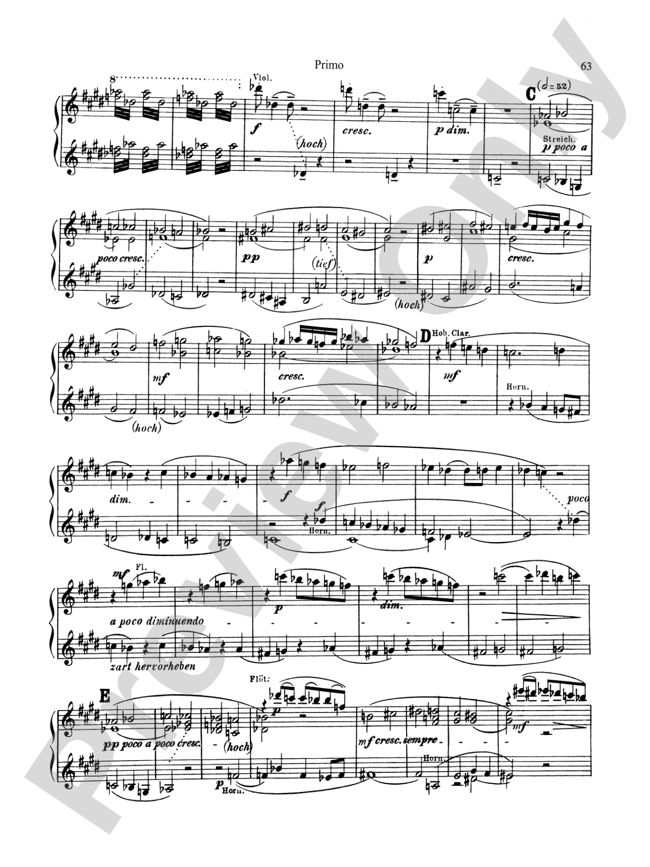 Bruckner: Symphony No. 7 in E Major (ISBN: 076926431X)