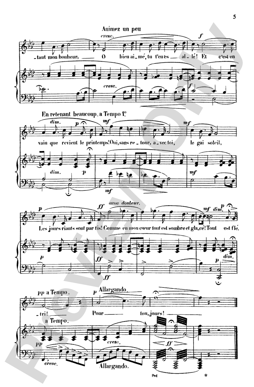 Massenet: Songs, Volume I, High Voice (French): High Voice Book