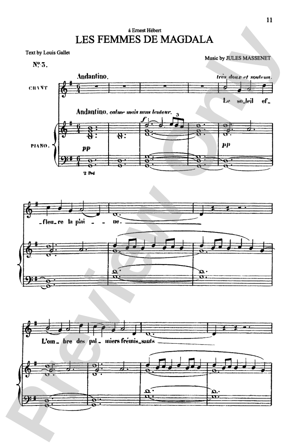 Massenet: Songs, Volume I, High Voice (French)