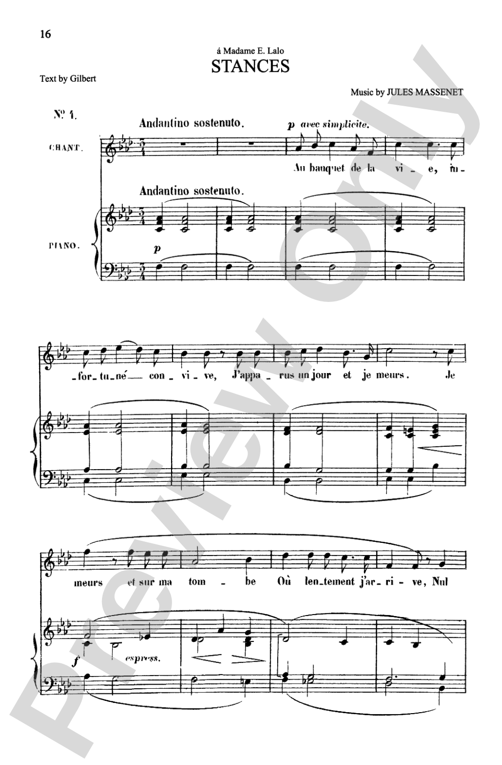 Massenet: Songs, Volume I, High Voice (French)
