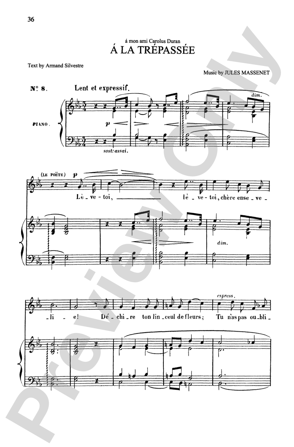 Massenet: Songs, Volume I, High Voice (French)