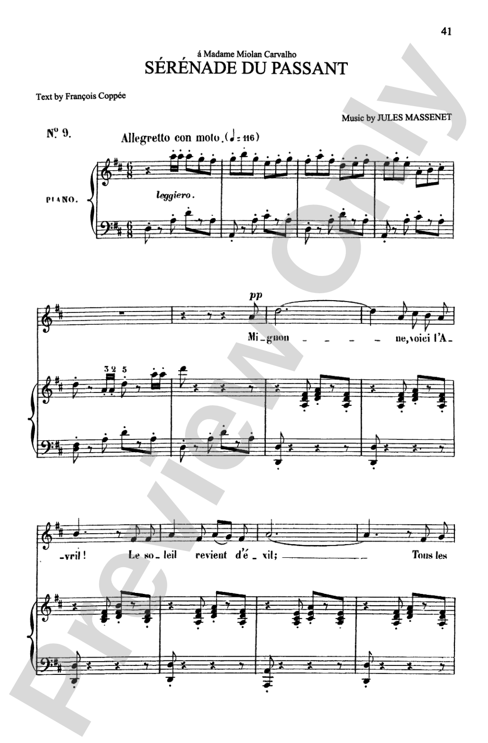 Massenet: Songs, Volume I, High Voice (French)