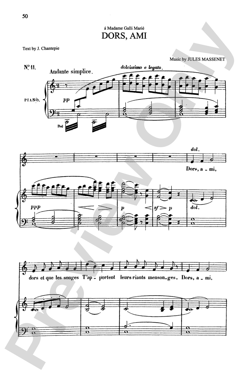 Massenet: Songs, Volume I, High Voice (French)