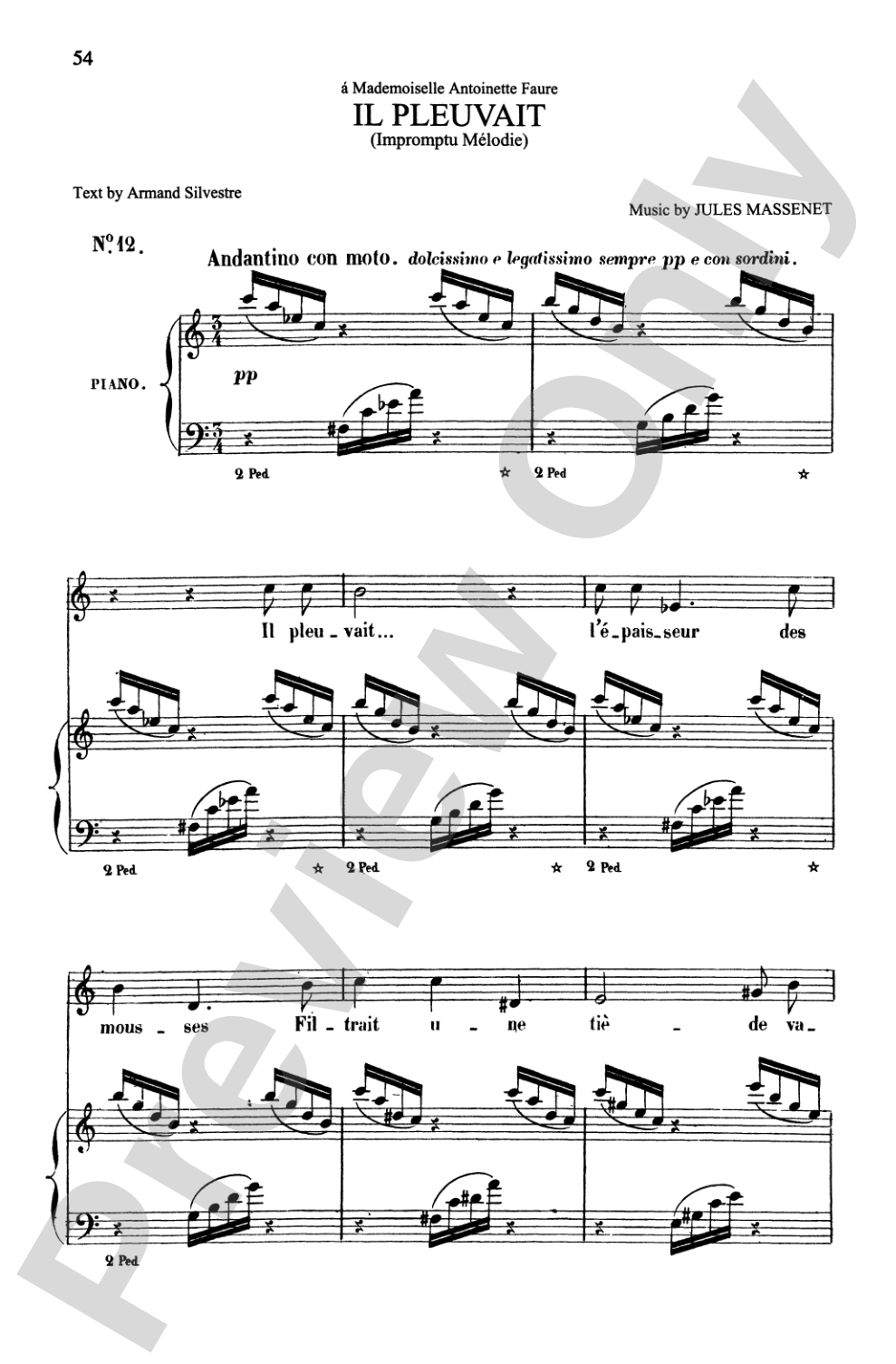 Massenet: Songs, Volume I, High Voice (French)