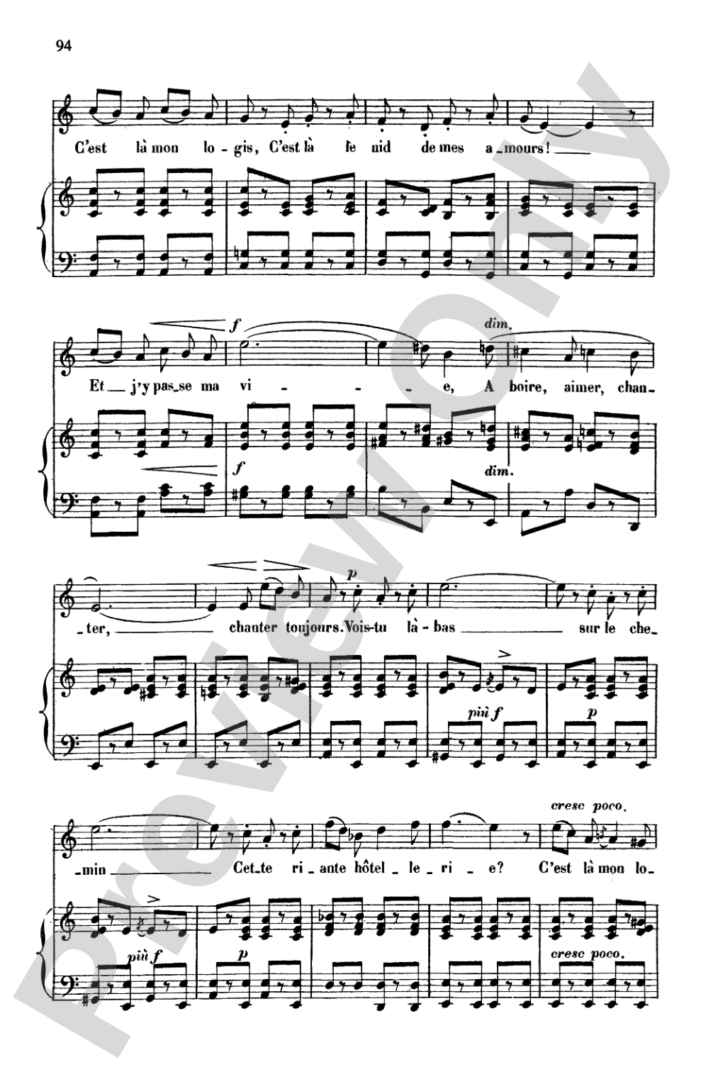 Massenet: Songs, Volume I, High Voice (French)