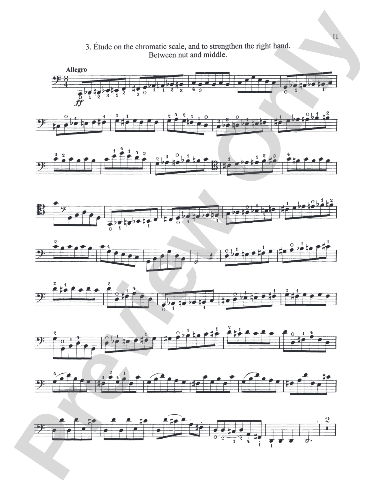 Duport: Twenty-one Etudes
