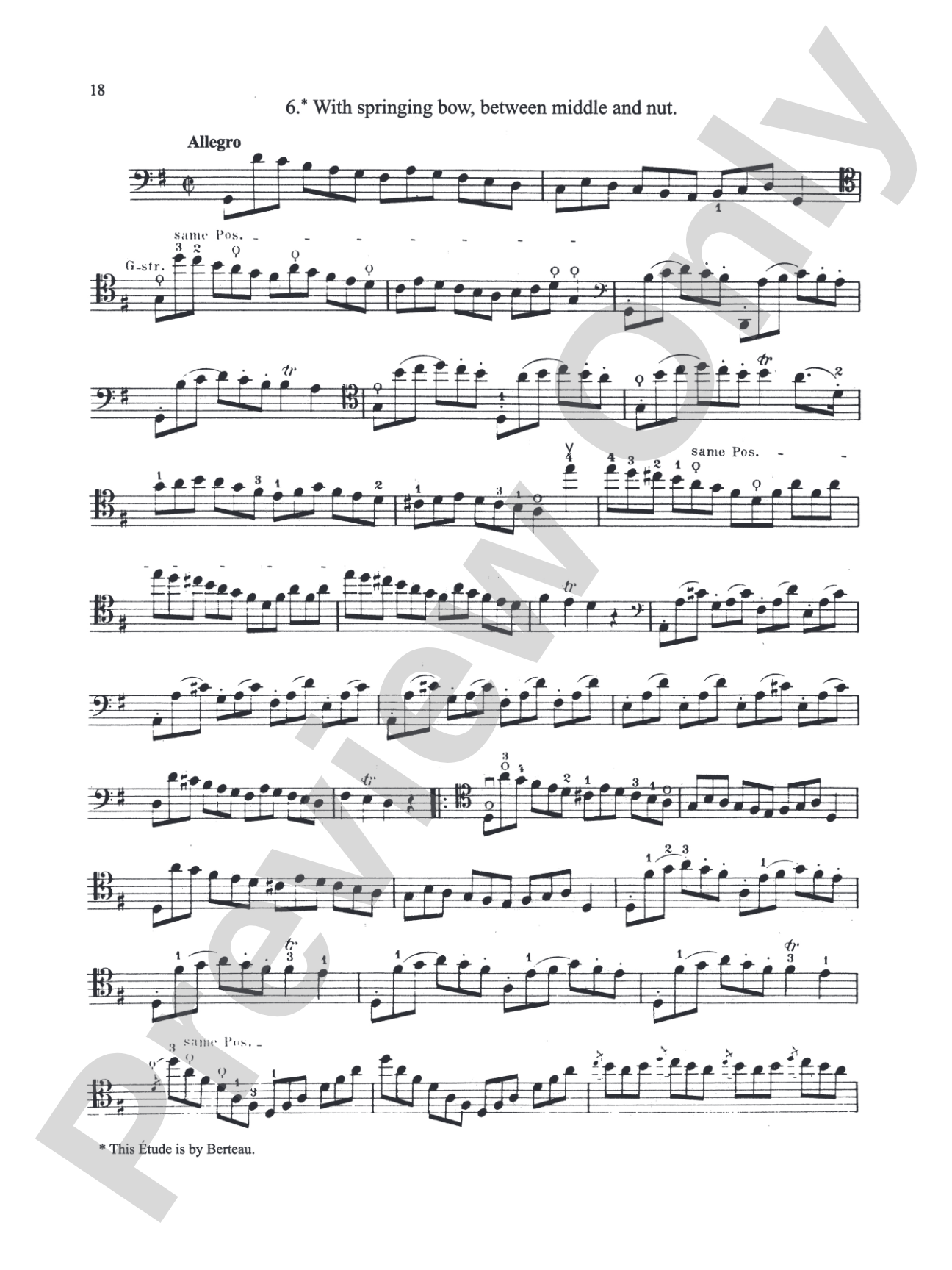 Duport: Twenty-one Etudes