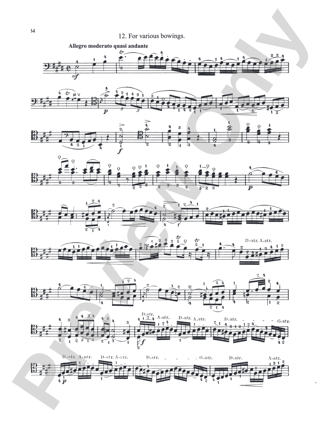 Duport: Twenty-one Etudes