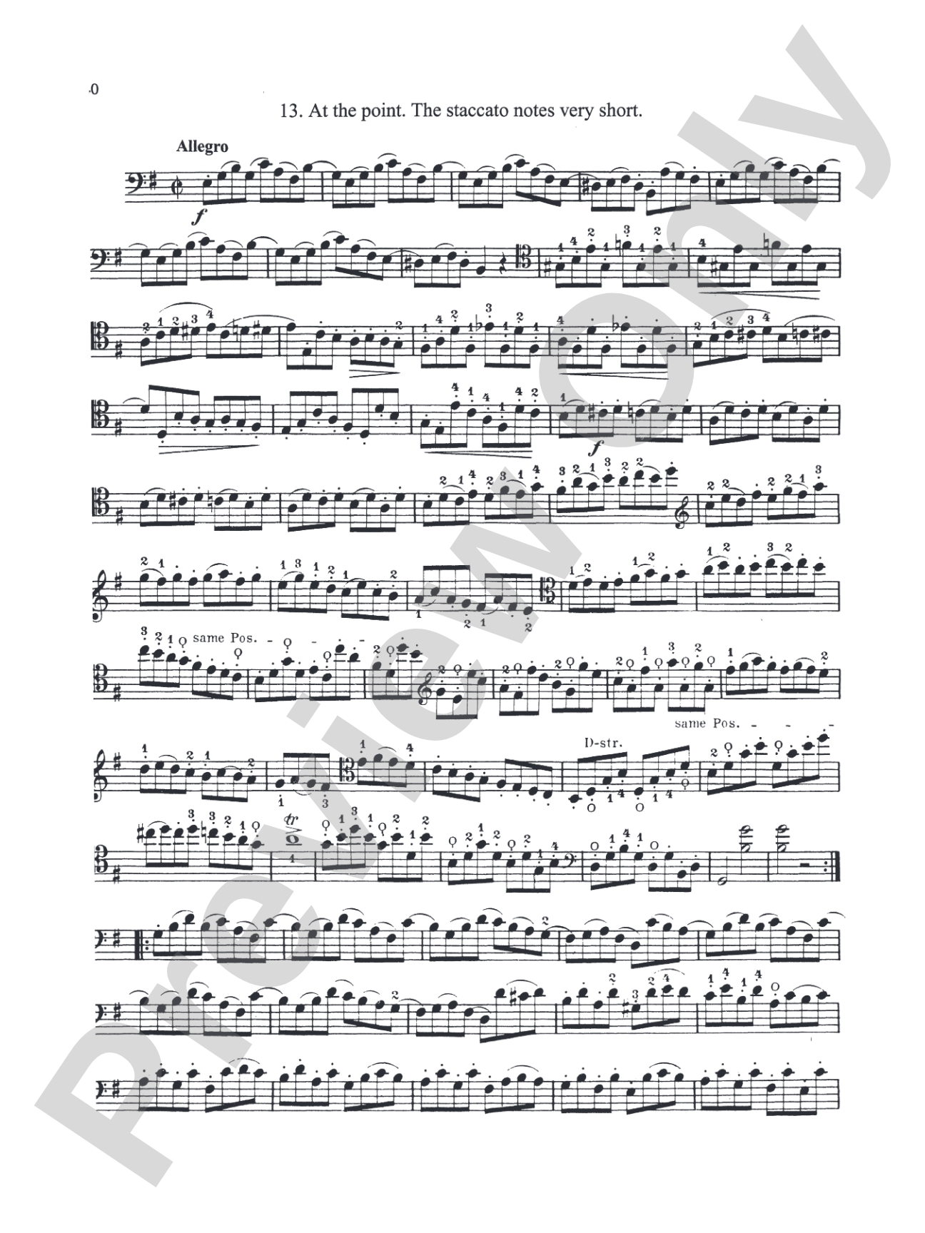 Duport: Twenty-one Etudes
