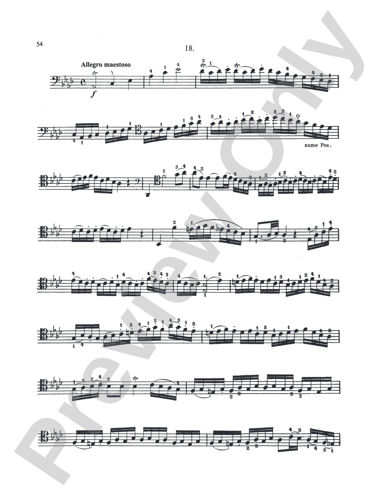Duport: Twenty-one Etudes