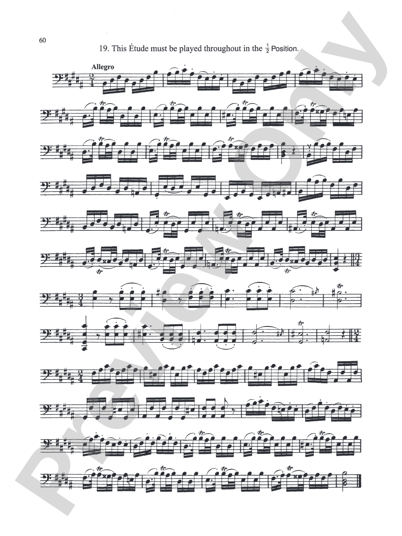 Duport: Twenty-one Etudes
