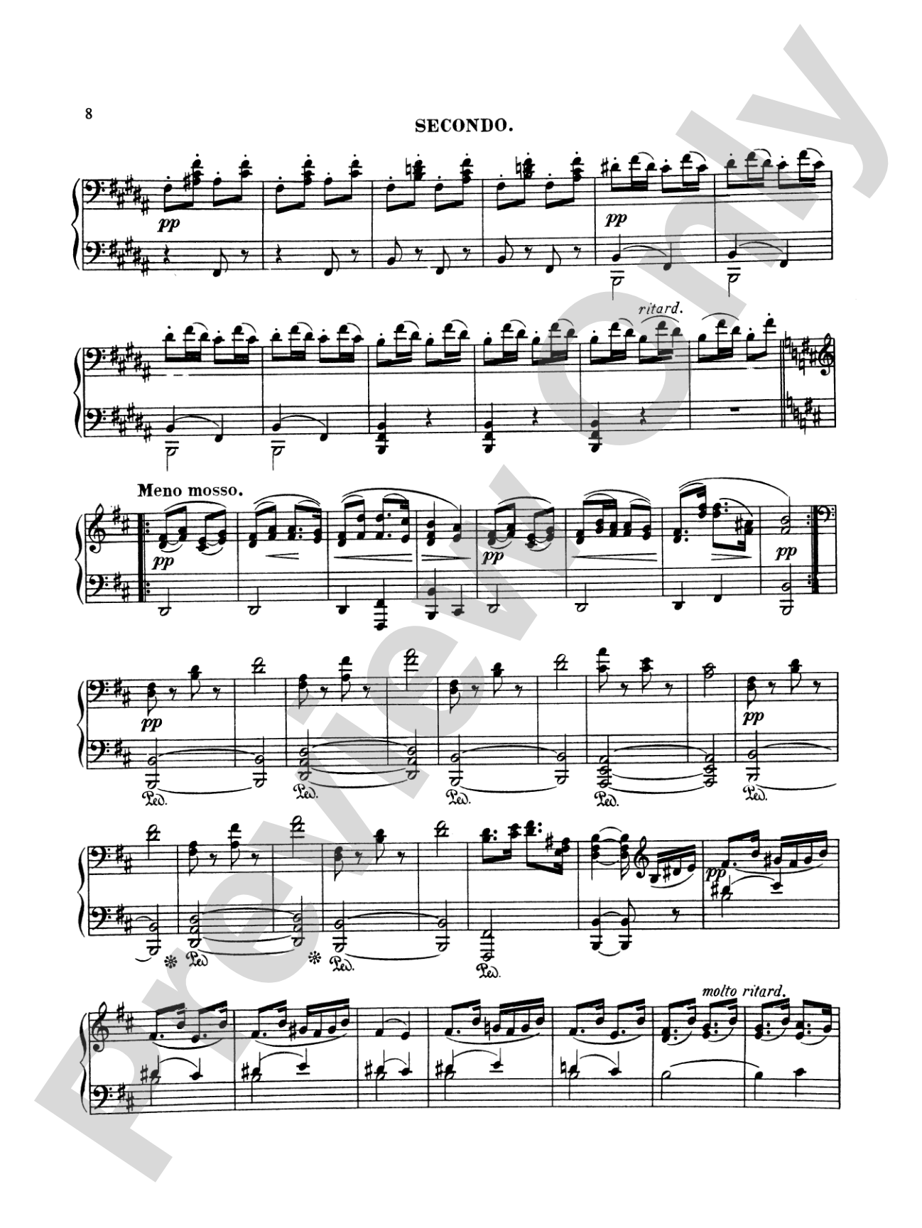 Dvorák: Slavonic Dances, Op. 72: Piano Duet (1 Piano, 4 Hands) Book