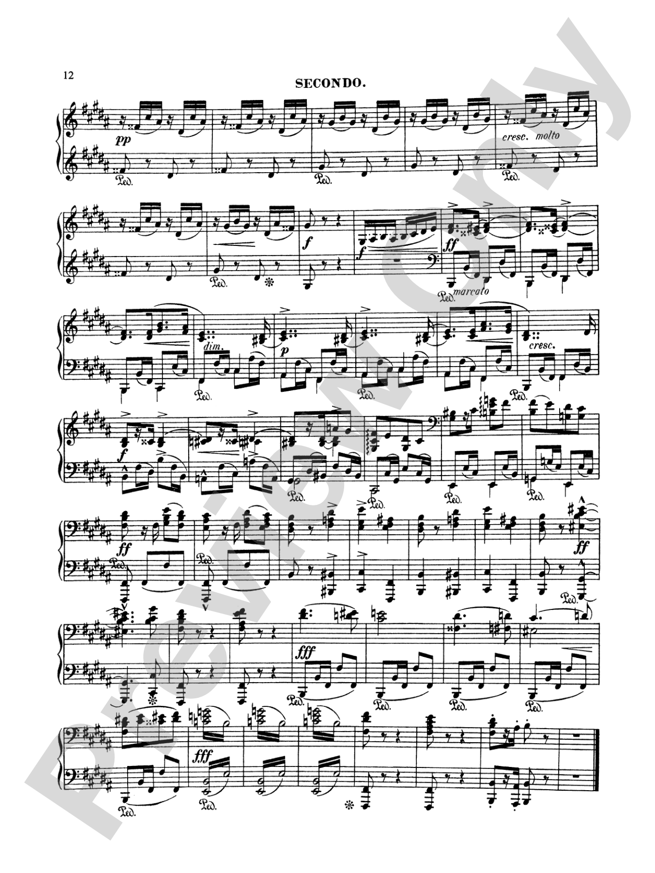Dvorák: Slavonic Dances, Op. 72: Piano Duet (1 Piano, 4 Hands) Book