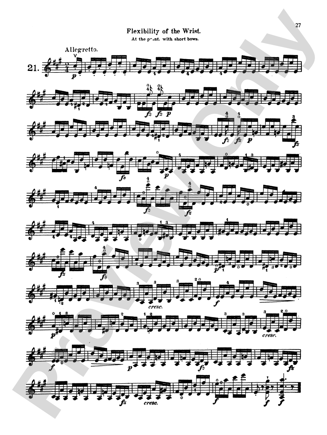 Mazas: 75 Progressive and Melodious Studies, Op. 36