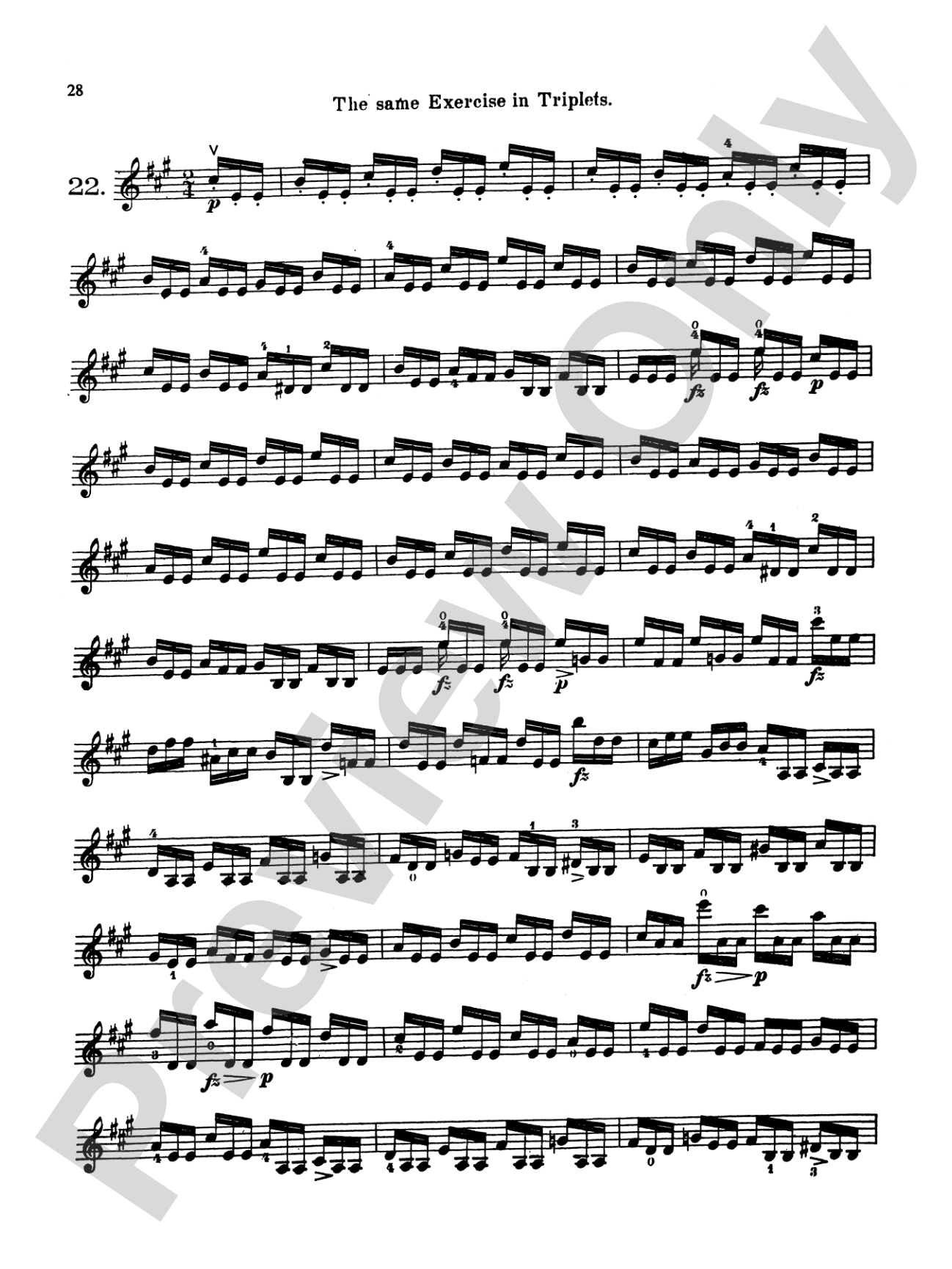 Mazas: 75 Progressive and Melodious Studies, Op. 36
