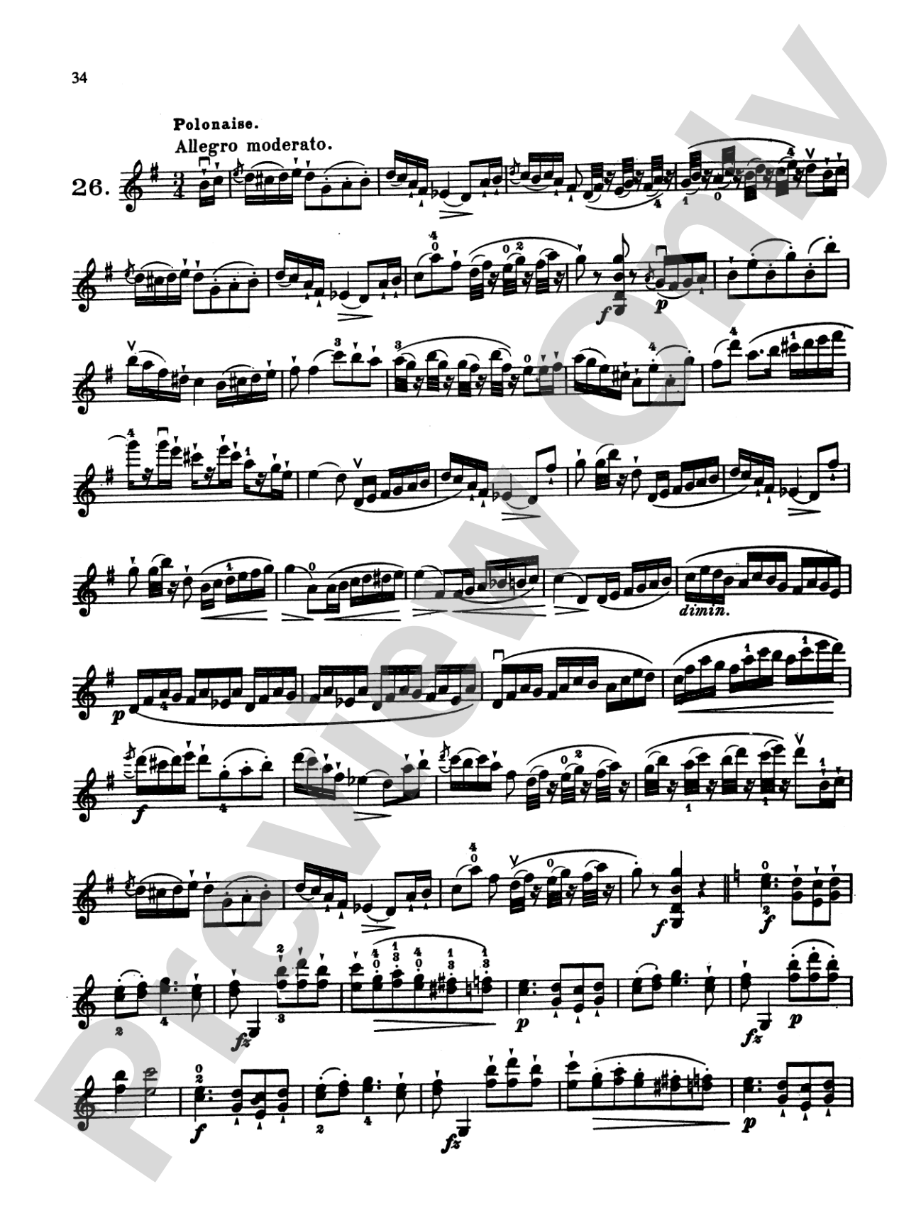 Mazas: 75 Progressive and Melodious Studies, Op. 36