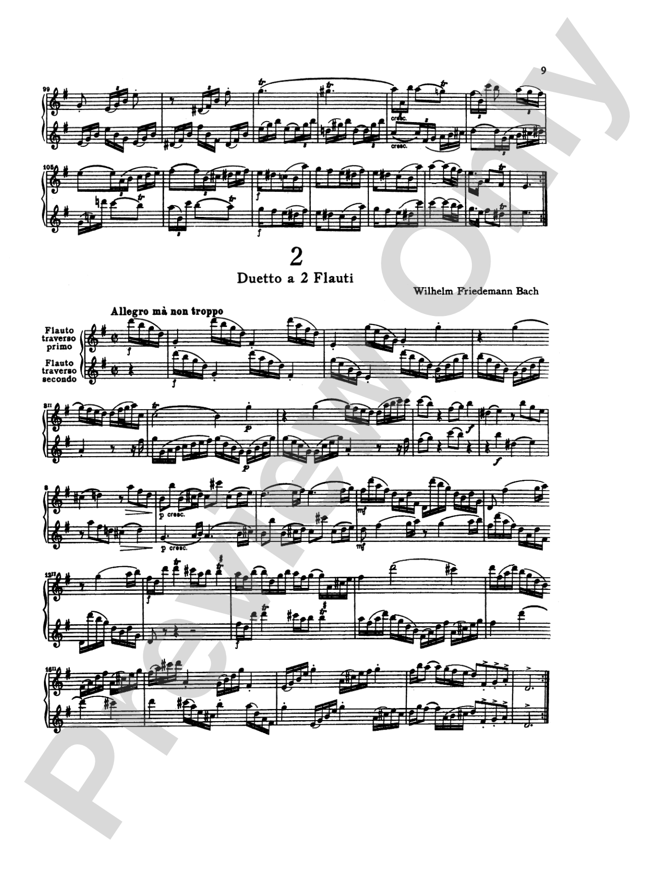 Bach: Six Duets