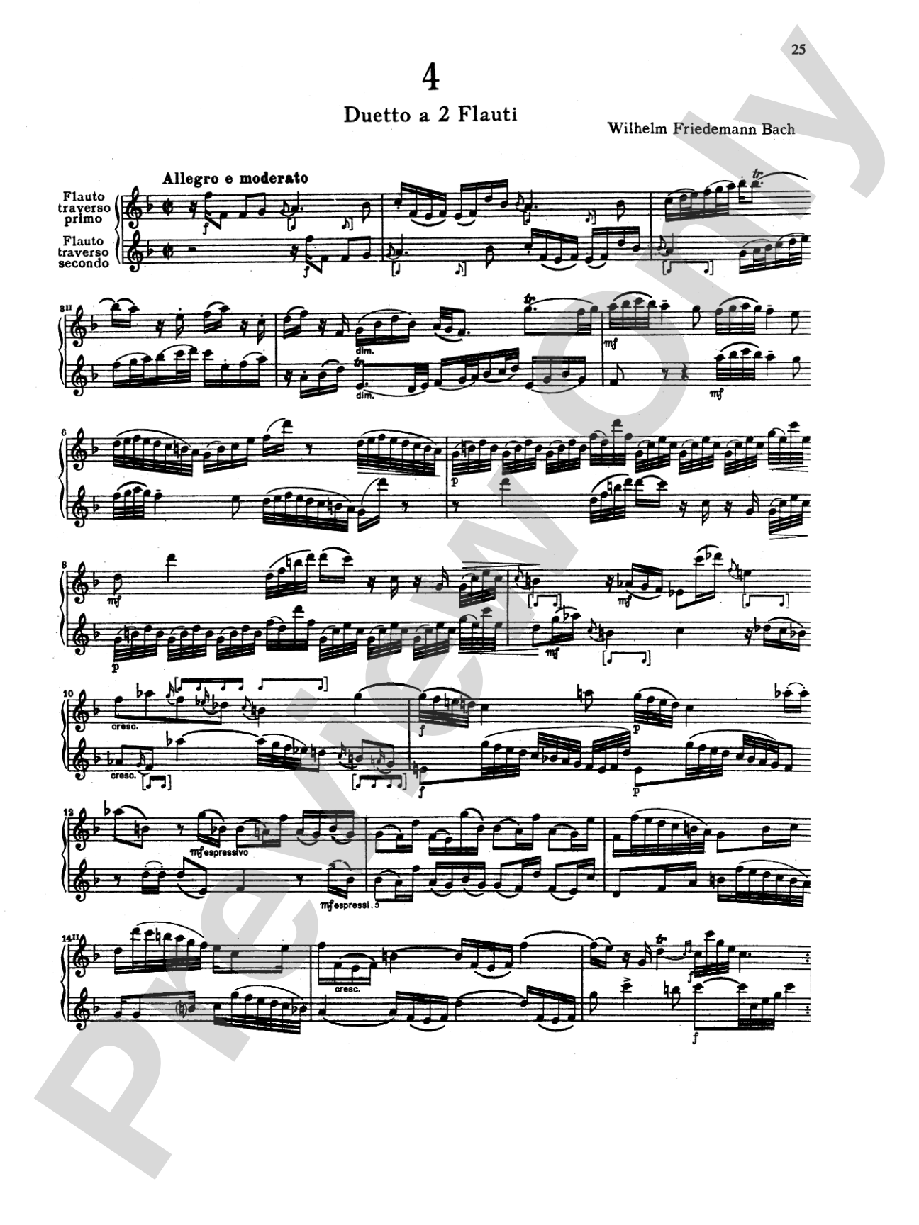 Bach: Six Duets