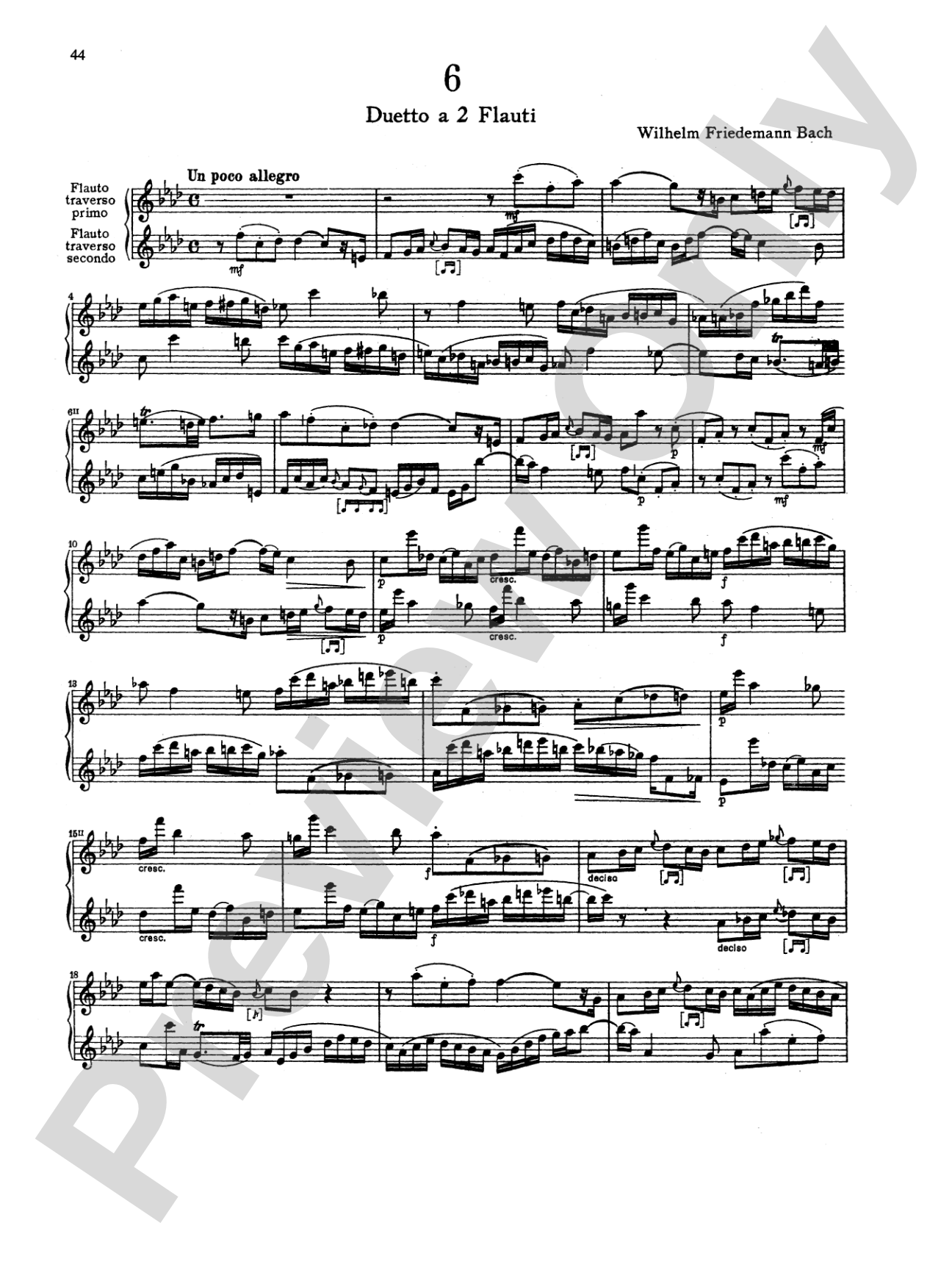 Bach: Six Duets