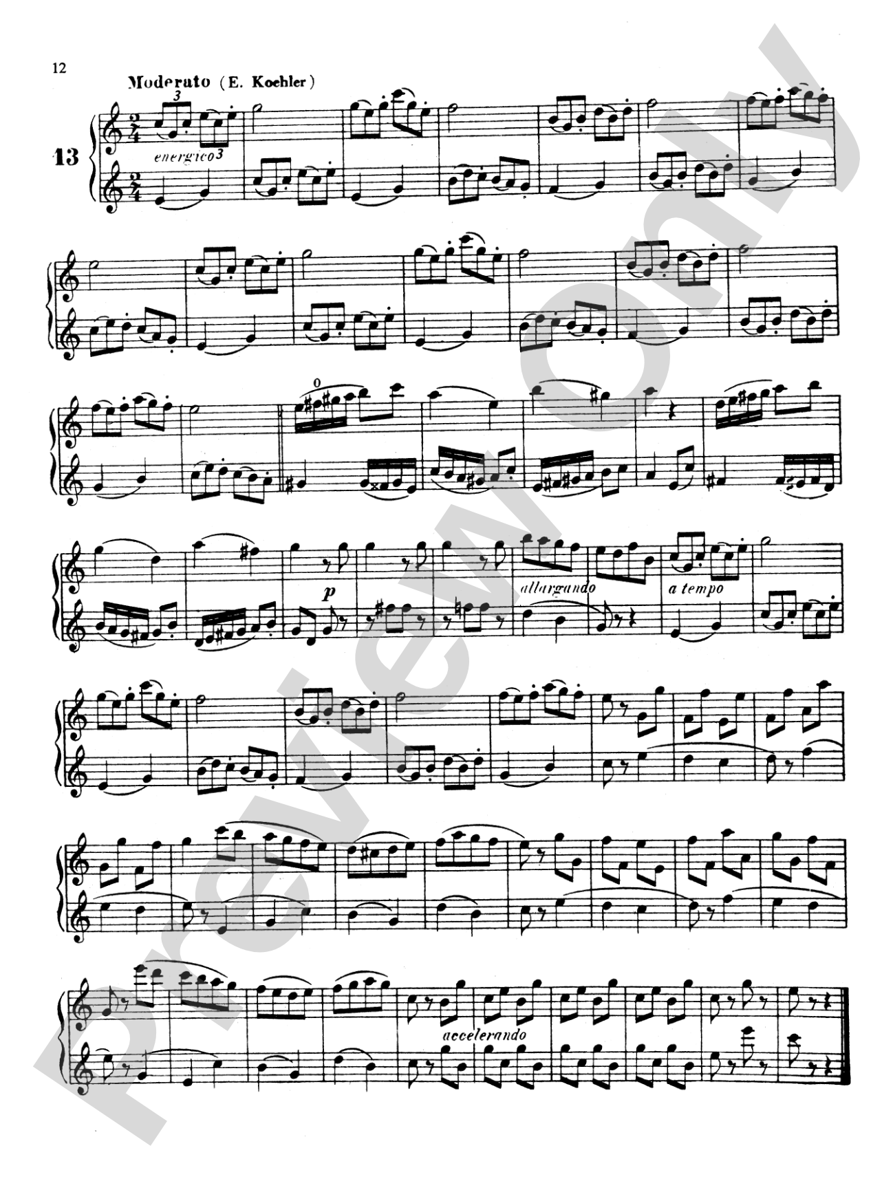 Köhler: Forty Progressive Duets, Op. 55: Flute Book