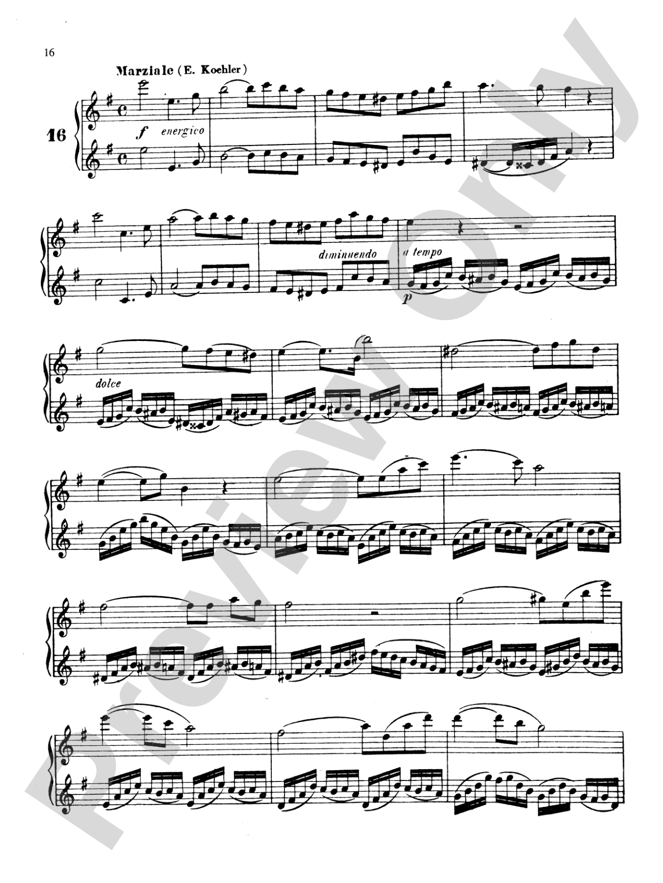 Köhler: Forty Progressive Duets, Op. 55: Flute Book
