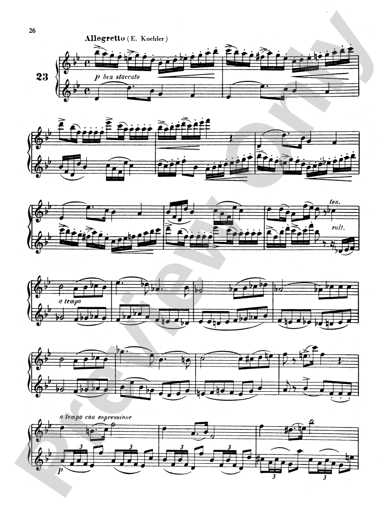 Köhler: Forty Progressive Duets, Op. 55: Flute Book