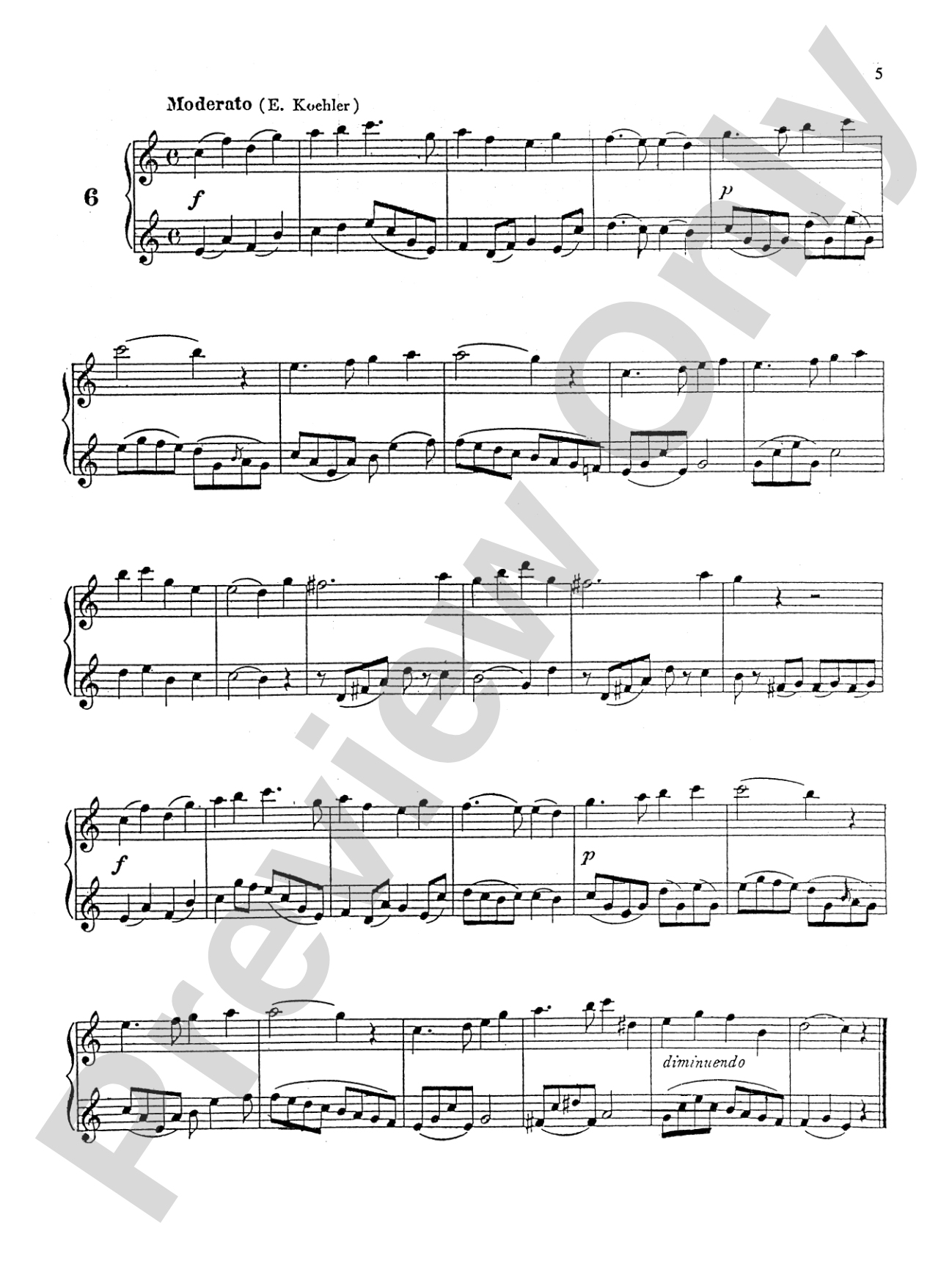 Köhler: Forty Progressive Duets, Op. 55: Flute Book