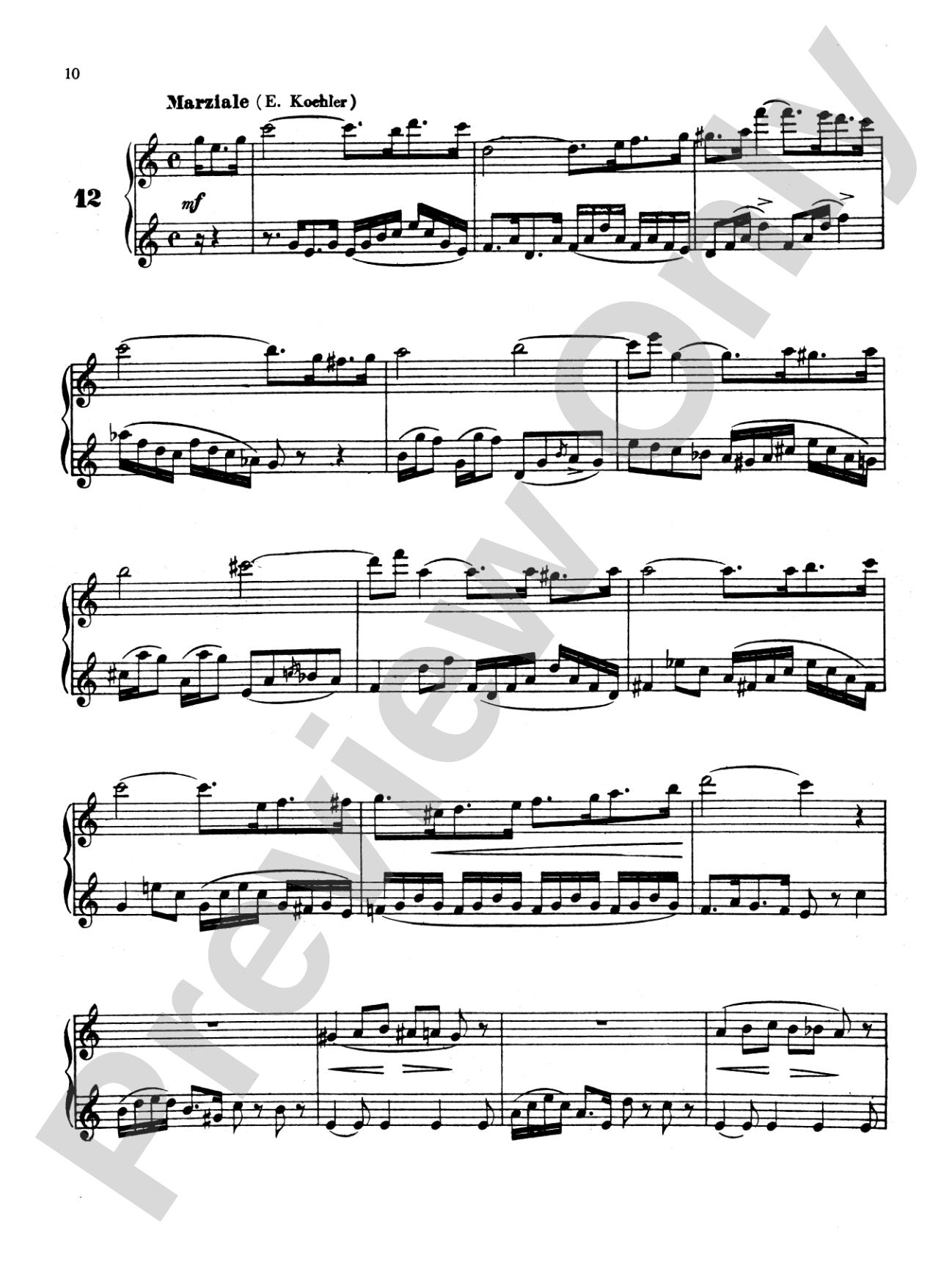 Köhler: Forty Progressive Duets, Op. 55: Flute Book