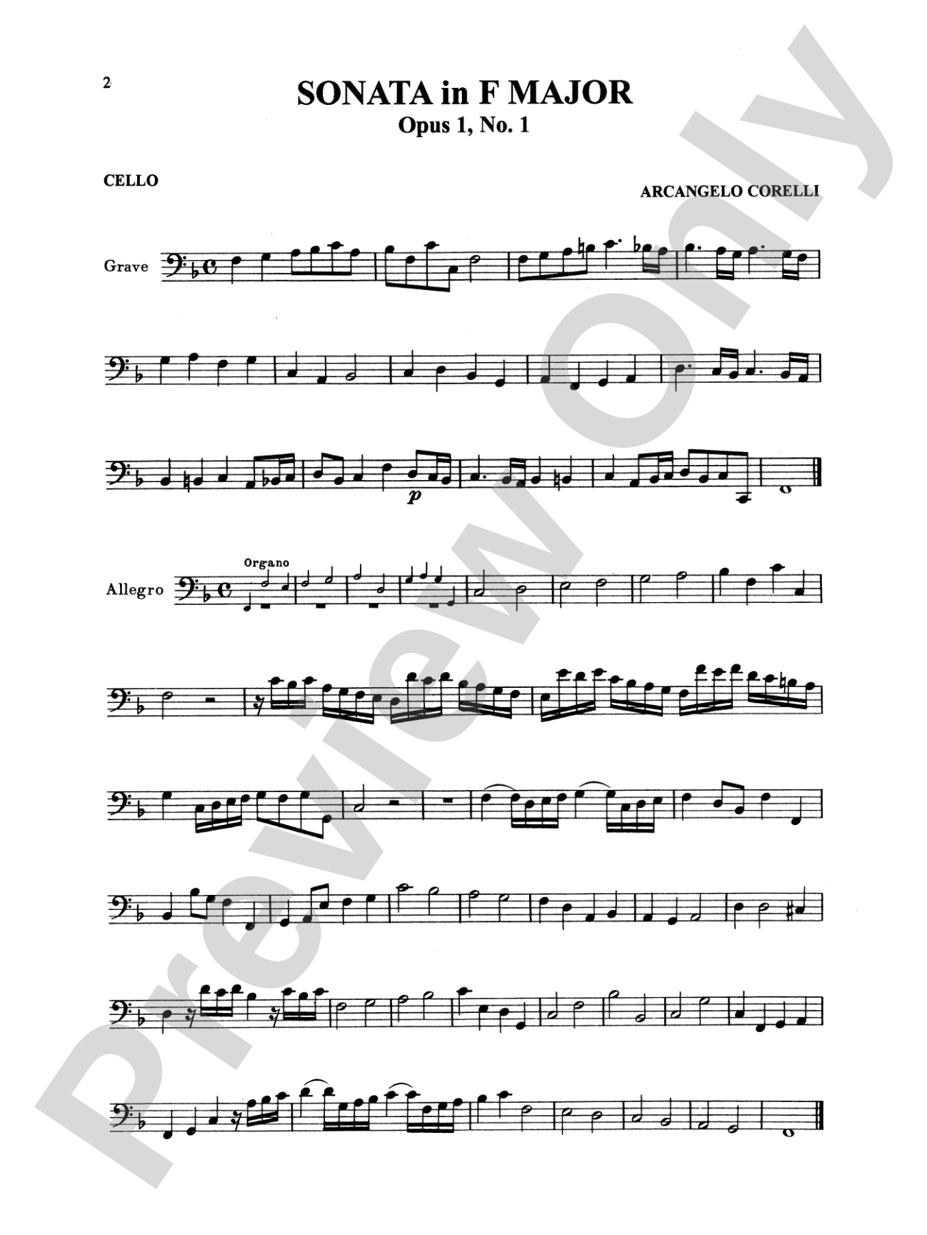 Corelli: Six Sonatas, Op. 1