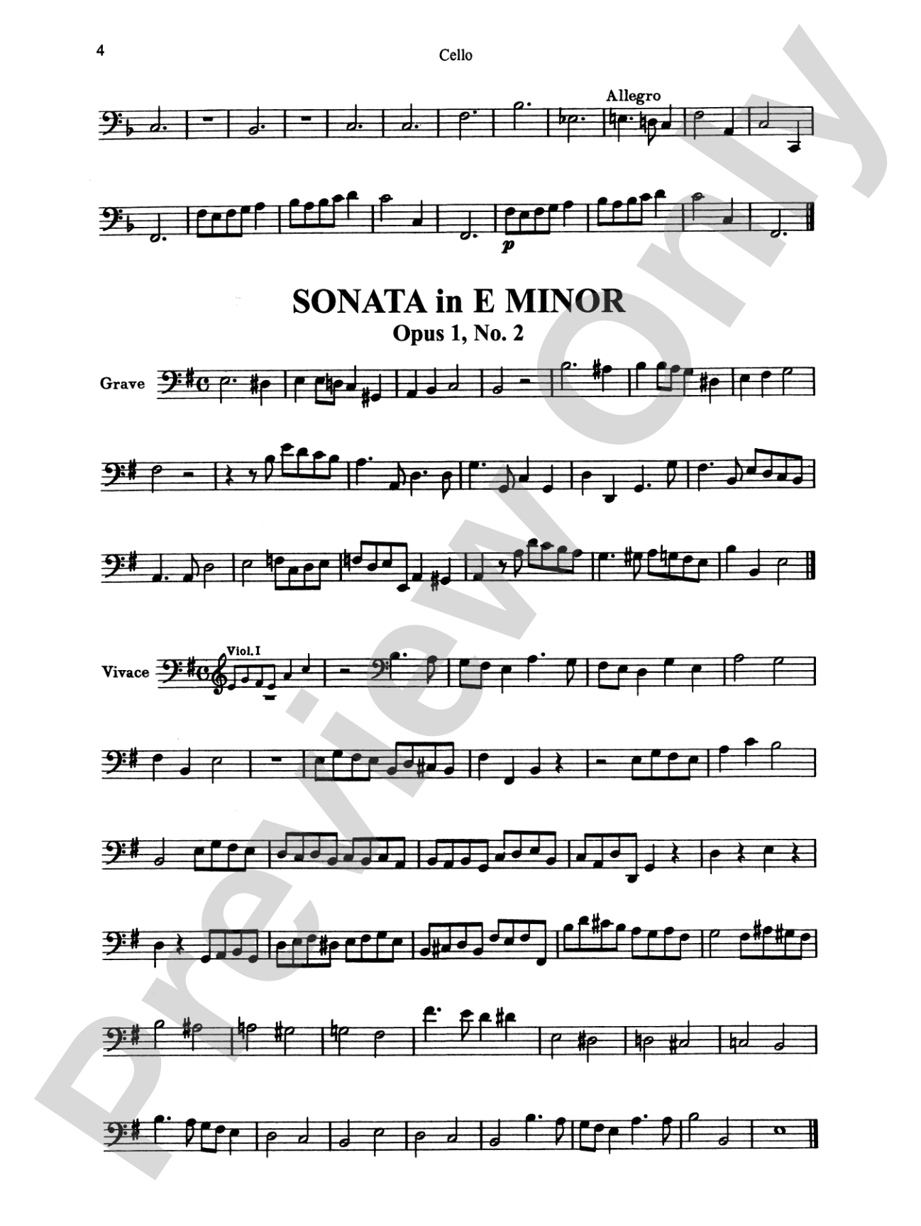 Corelli: Six Sonatas, Op. 1