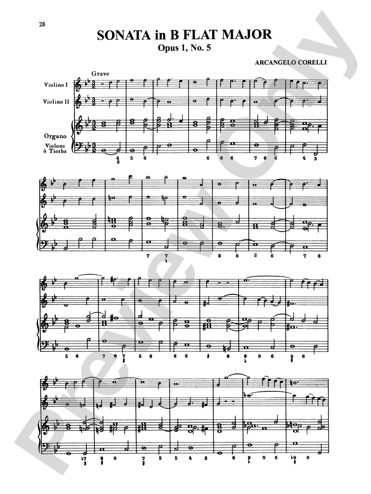 Corelli: Six Sonatas, Op. 1