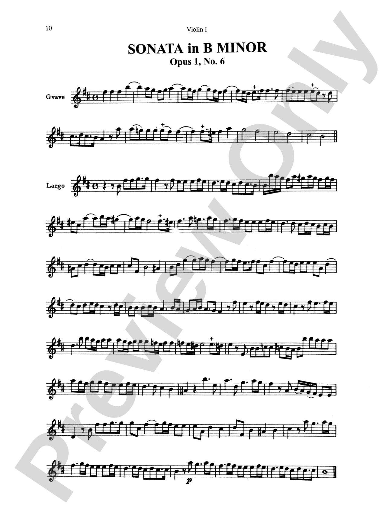 Corelli: Six Sonatas, Op. 1
