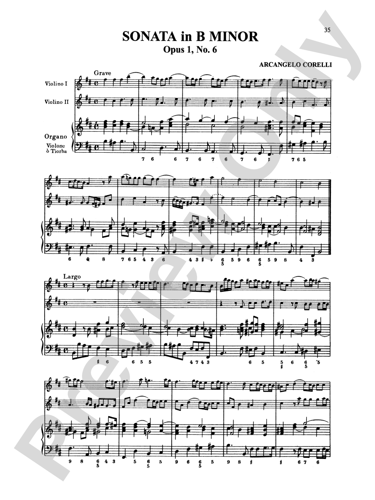 Corelli: Six Sonatas, Op. 1