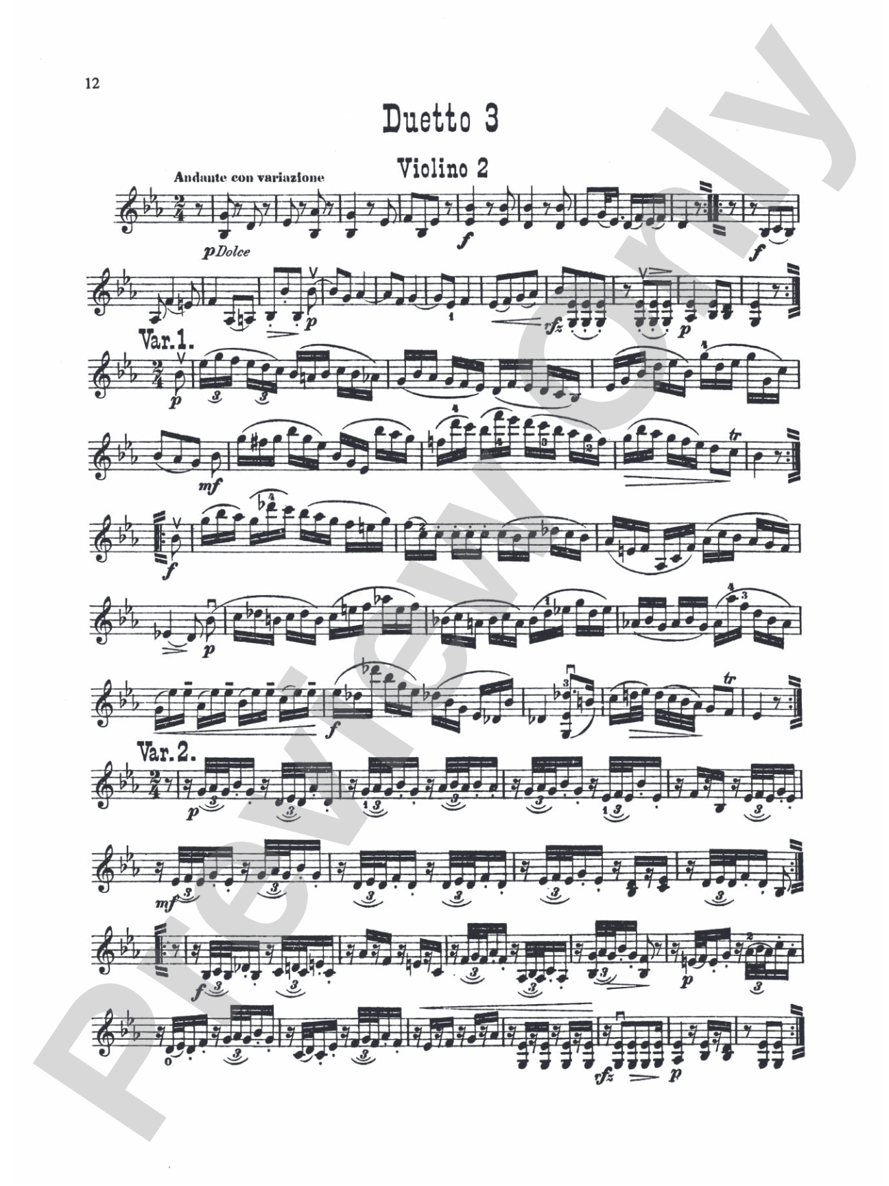 Haydn: Six Duets
