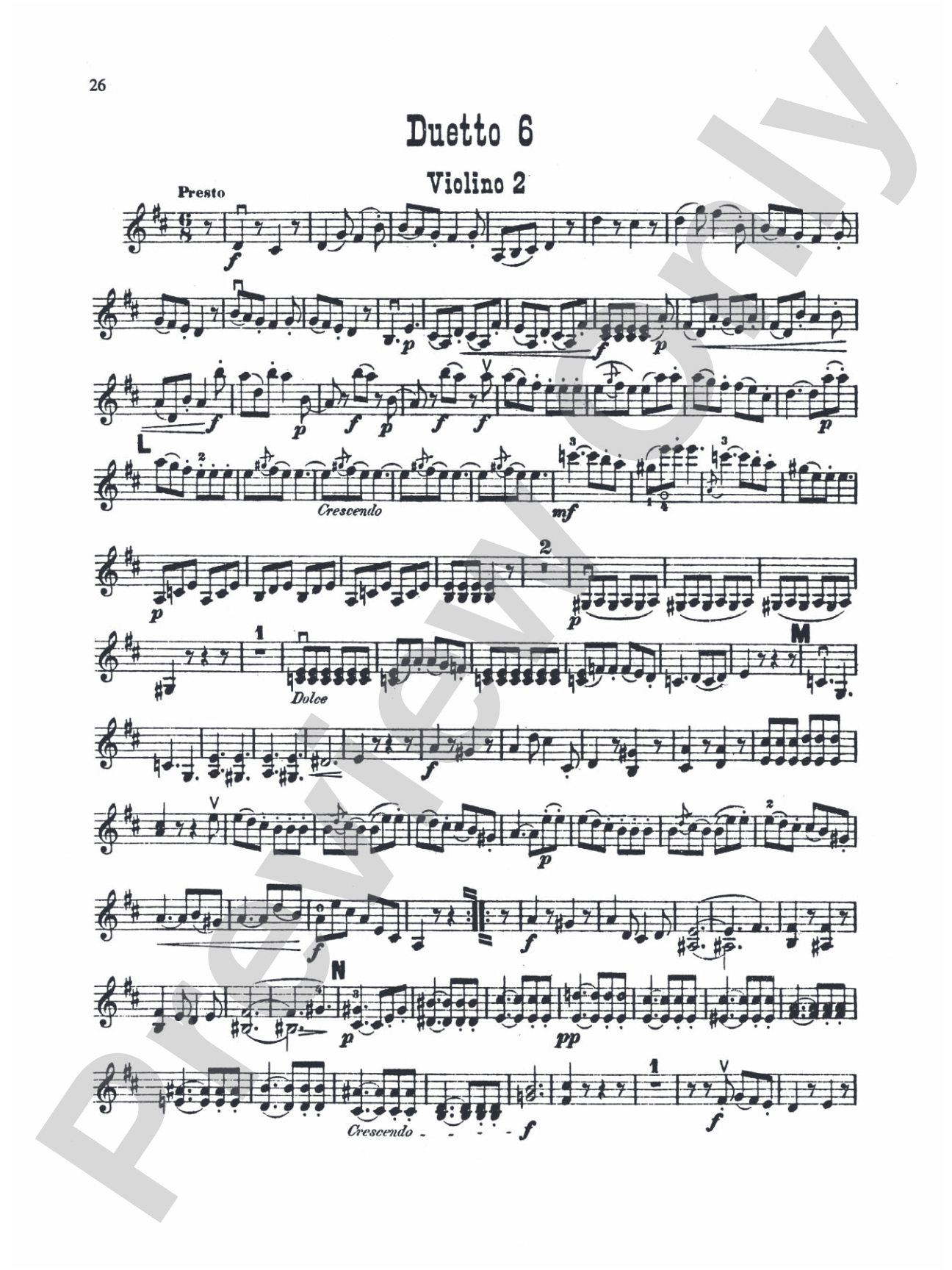 Haydn: Six Duets