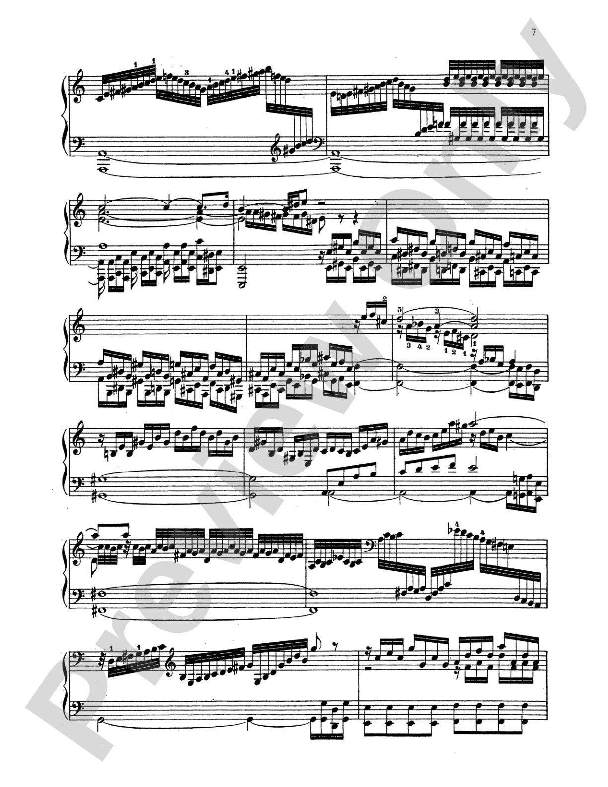 Bach: Six Organ Preludes and Fugues (Arr. Franz Liszt): Piano Comb Bound Book